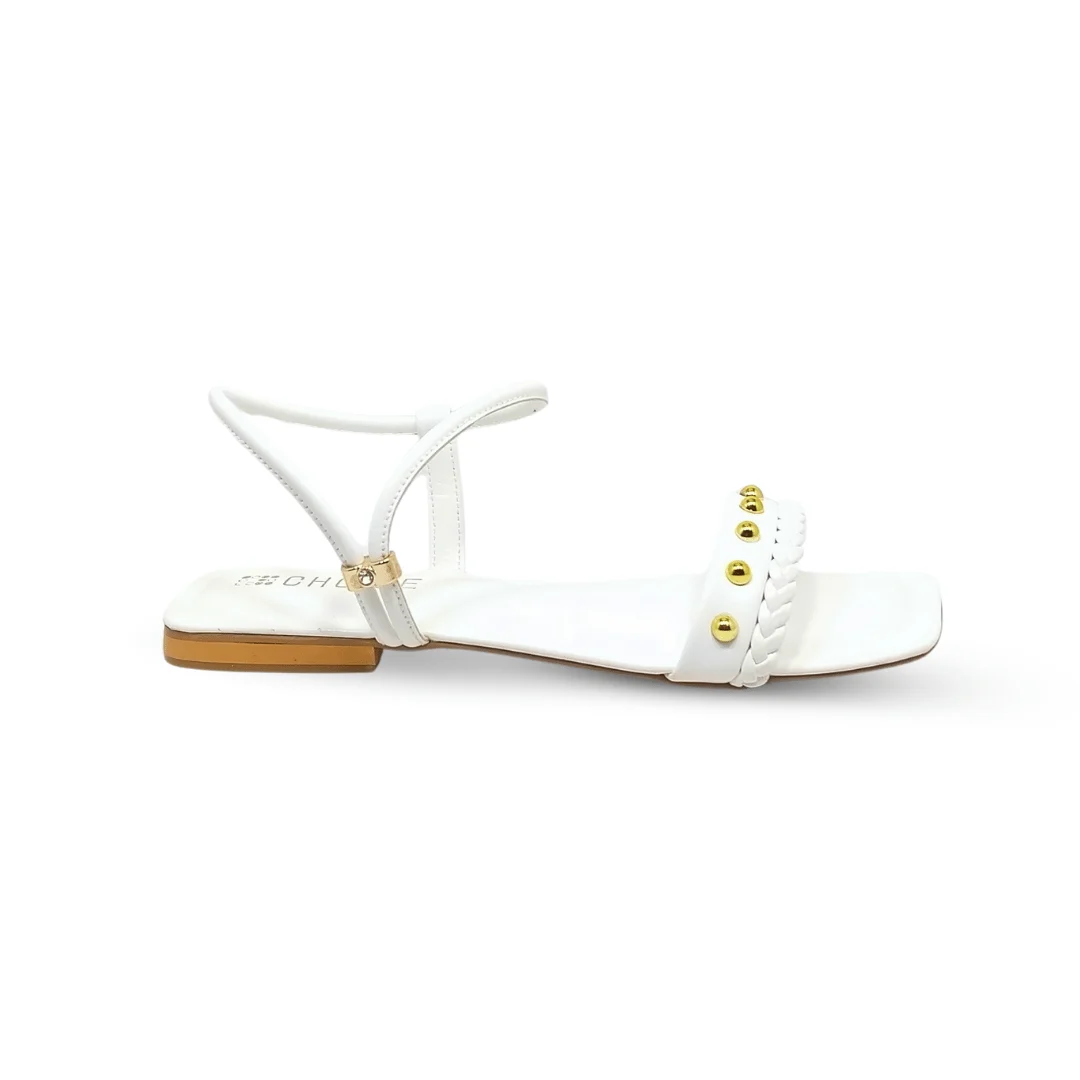 Ladies Flat Sandal-19952 - Image 2