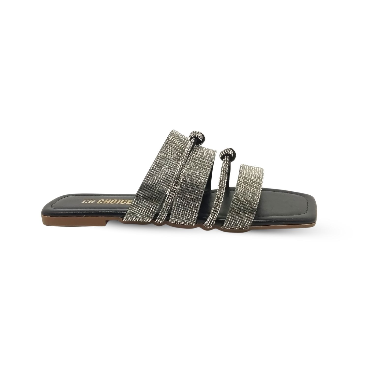 Ladies Fancy Flat Slipper-12808 - Image 5