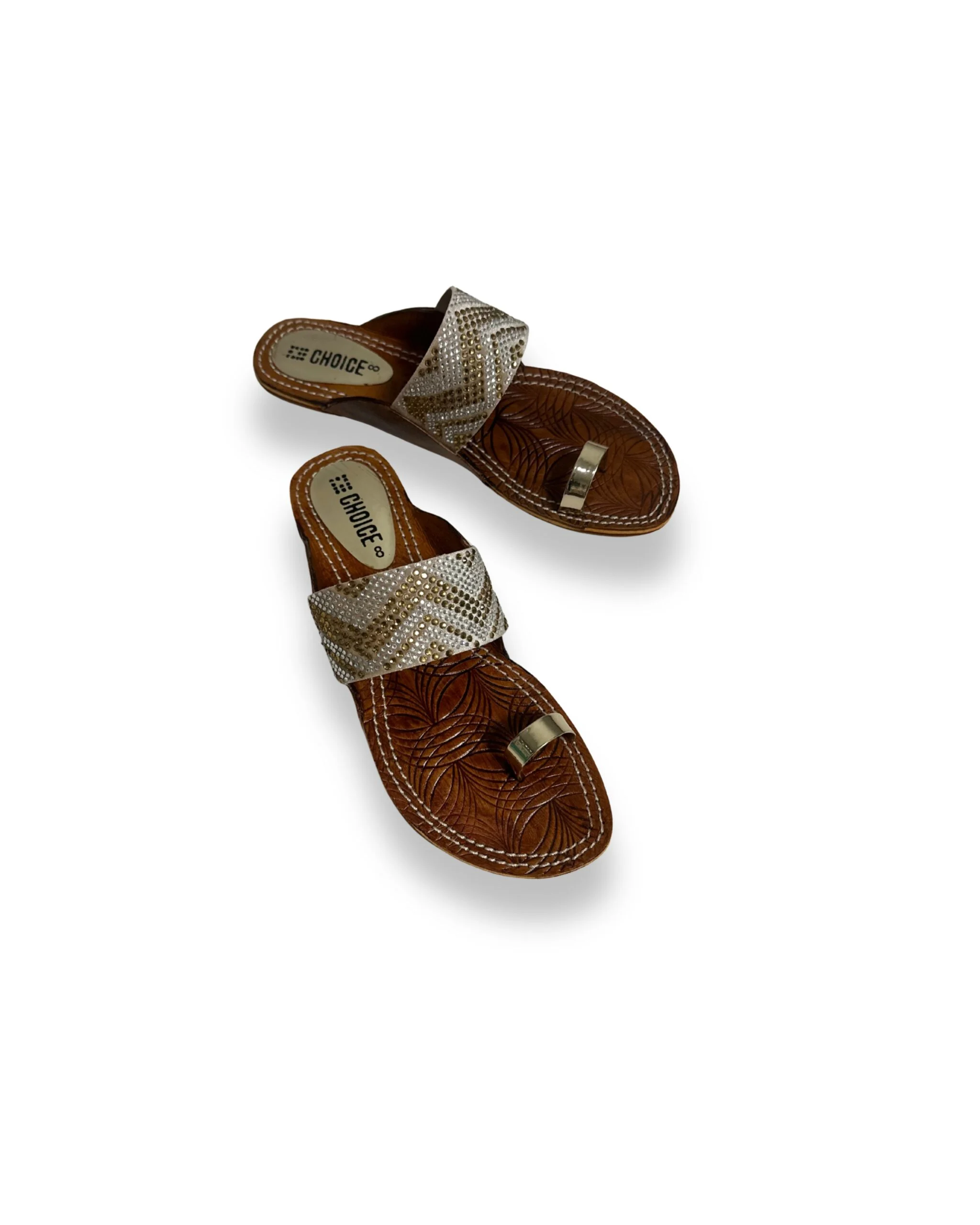Ladies Fancy kolar Puri Chappal-10137 - Image 5
