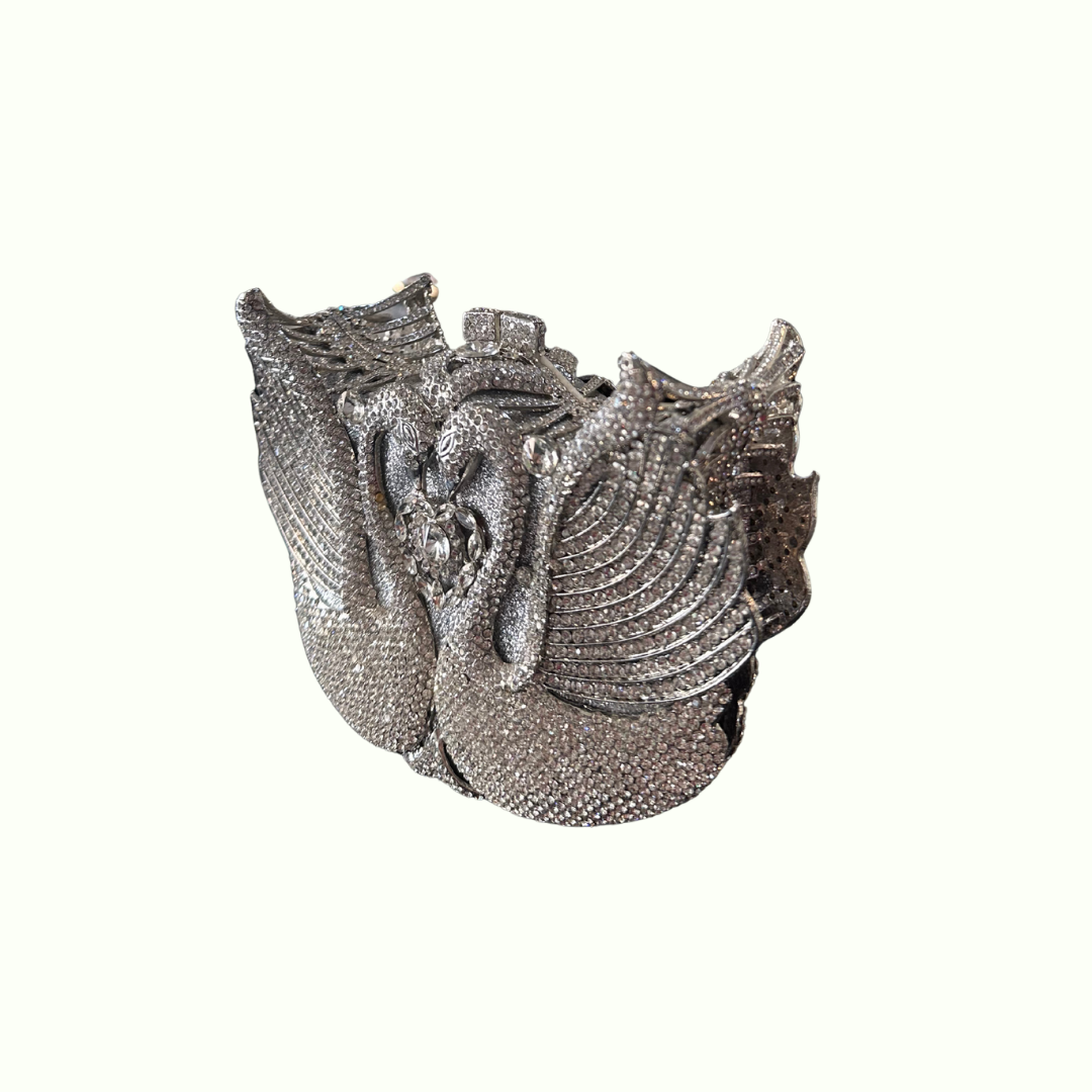 Luxury Swan Clutch – Silver & Golden | Elegant Fancy & Casual Women’s Clutch | New Arrival 2025 - Image 7