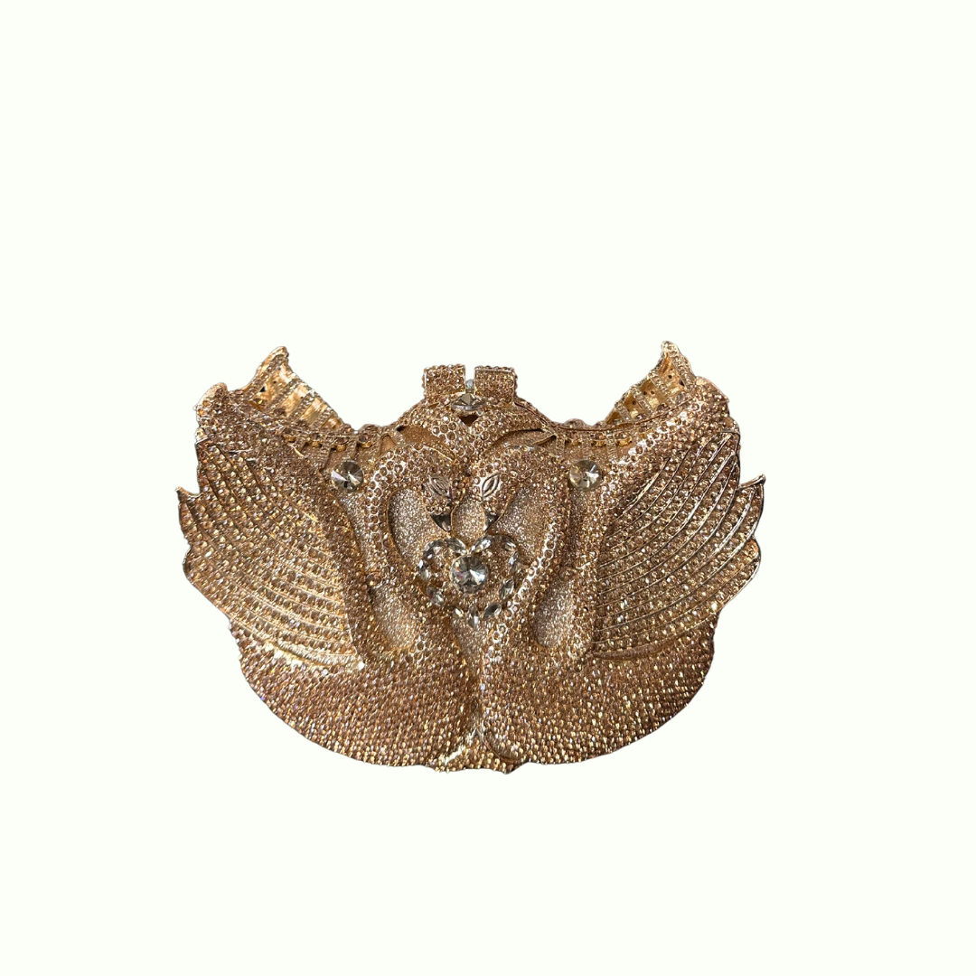 Luxury Swan Clutch – Silver & Golden | Elegant Fancy & Casual Women’s Clutch | New Arrival 2025 - Image 2