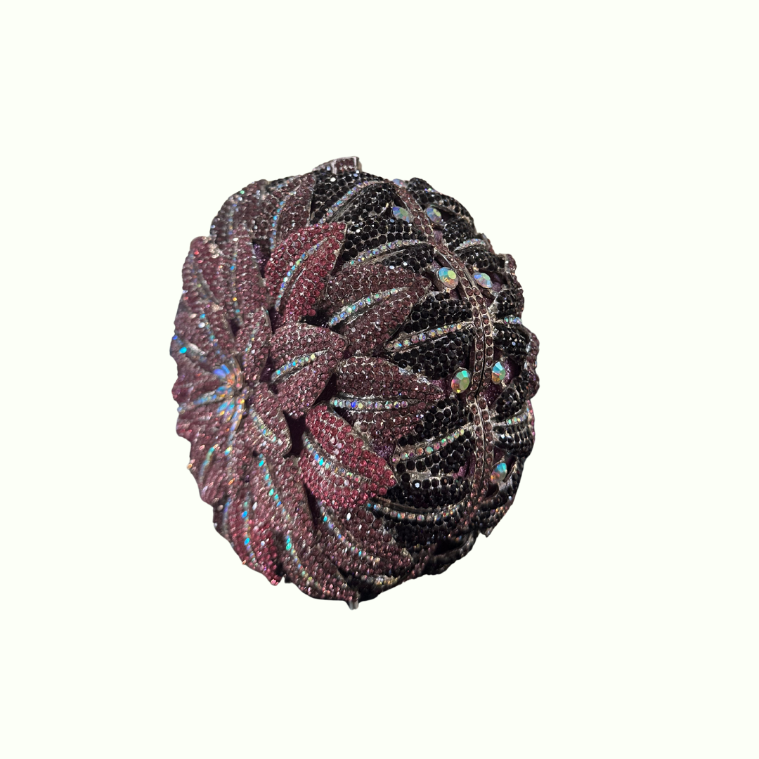 Luxury Flower Clutch – Mustard & Golden Silver | Elegant Fancy & Casual Women’s Clutch | New Arrival 2025 - Image 4