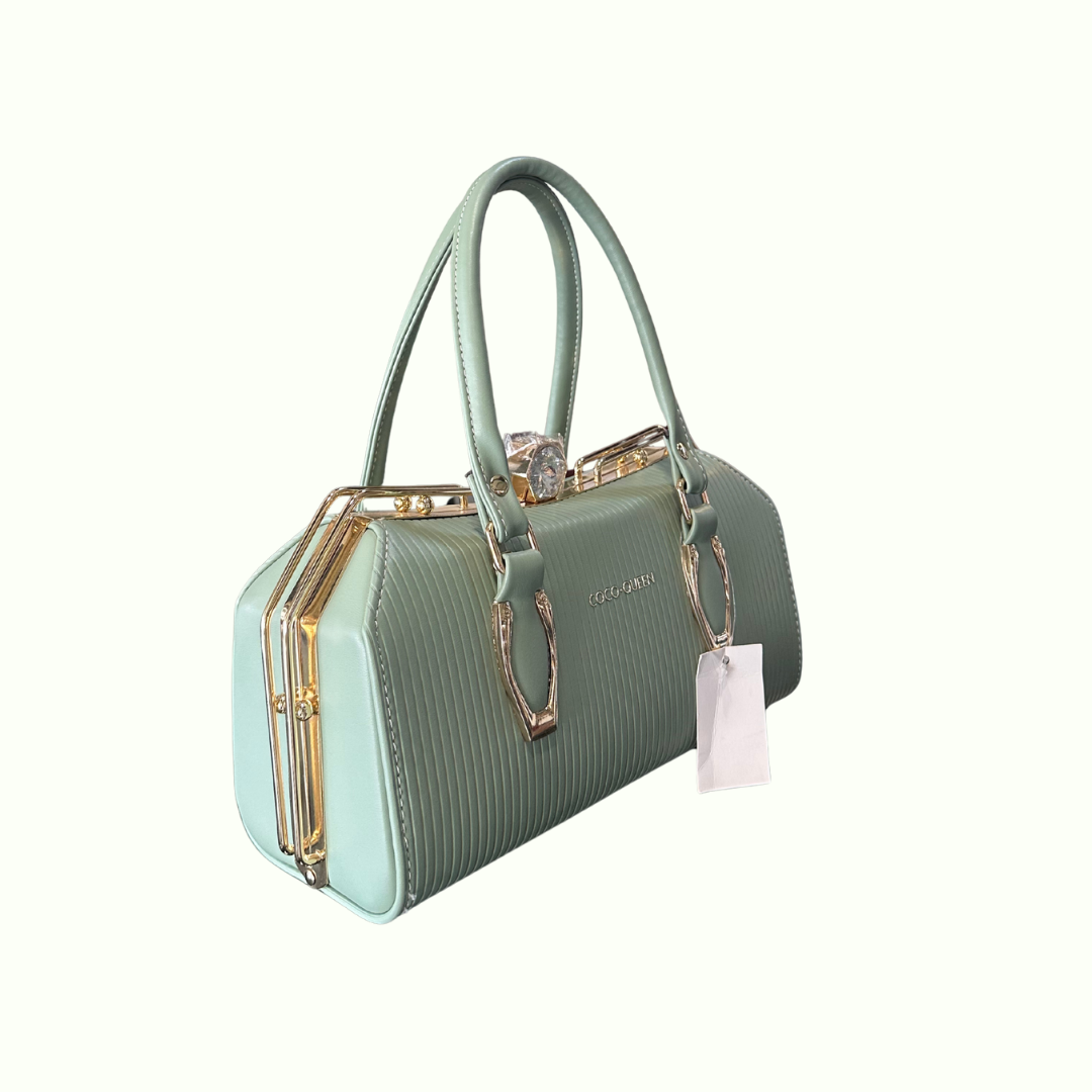 Coco Queen Handbag – Black, Brown, Green & Gray | Elegant Casual & Fancy Bag | New Arrival 2025 - Image 2