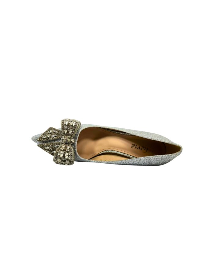 Golden Glitter Stiletto Heels 18567 - Image 6