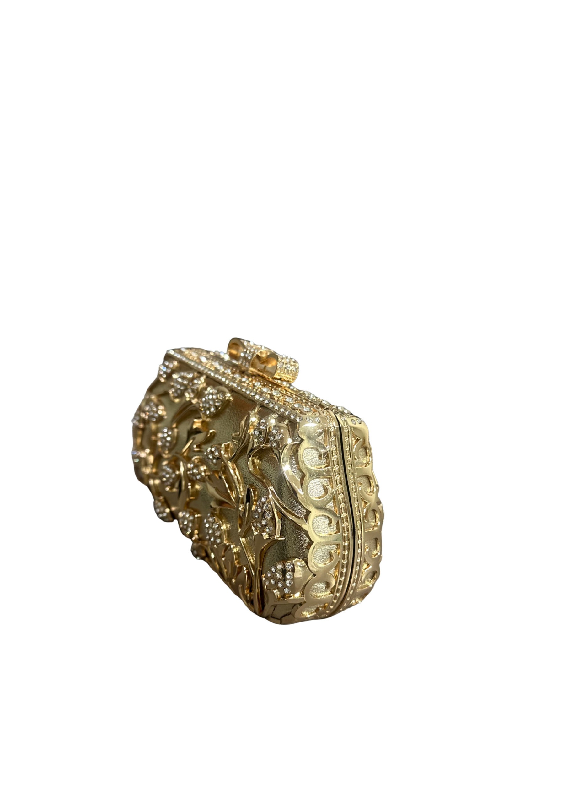 Ladies Fancy Metal Clutch (Bridal)-58050 - Image 3