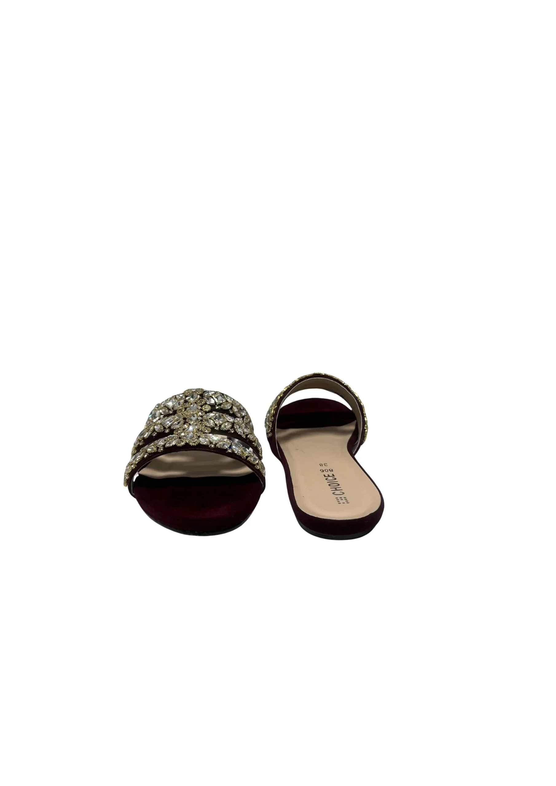 Ladies Fancy Flat Slipper-12715 - Image 4
