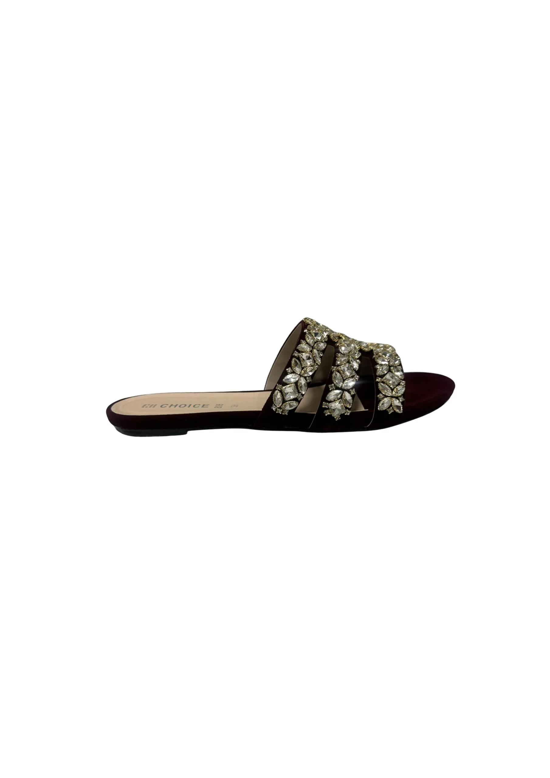 Ladies Fancy Flat Slipper-12715 - Image 2