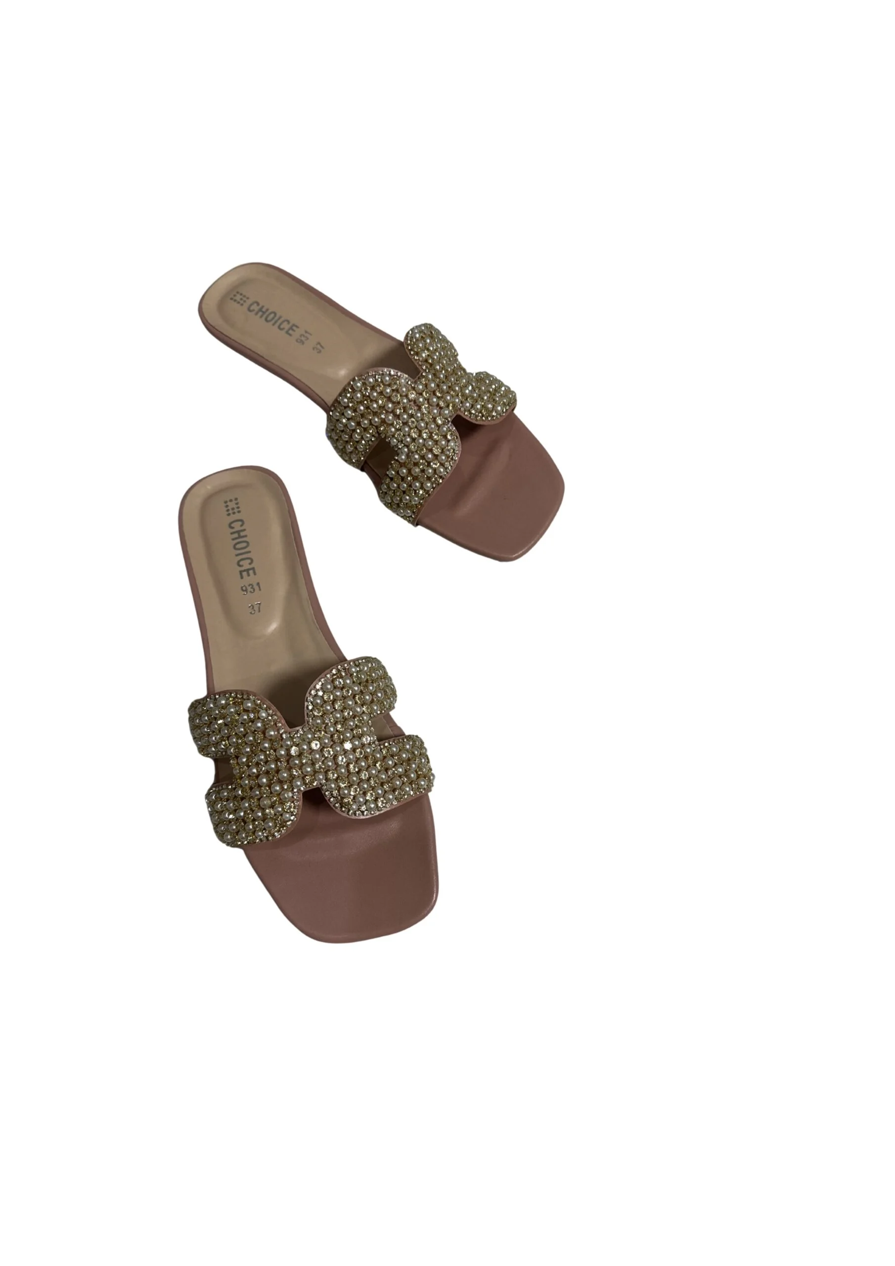 Ladies Fancy Flat Slipper-12854 - Image 5