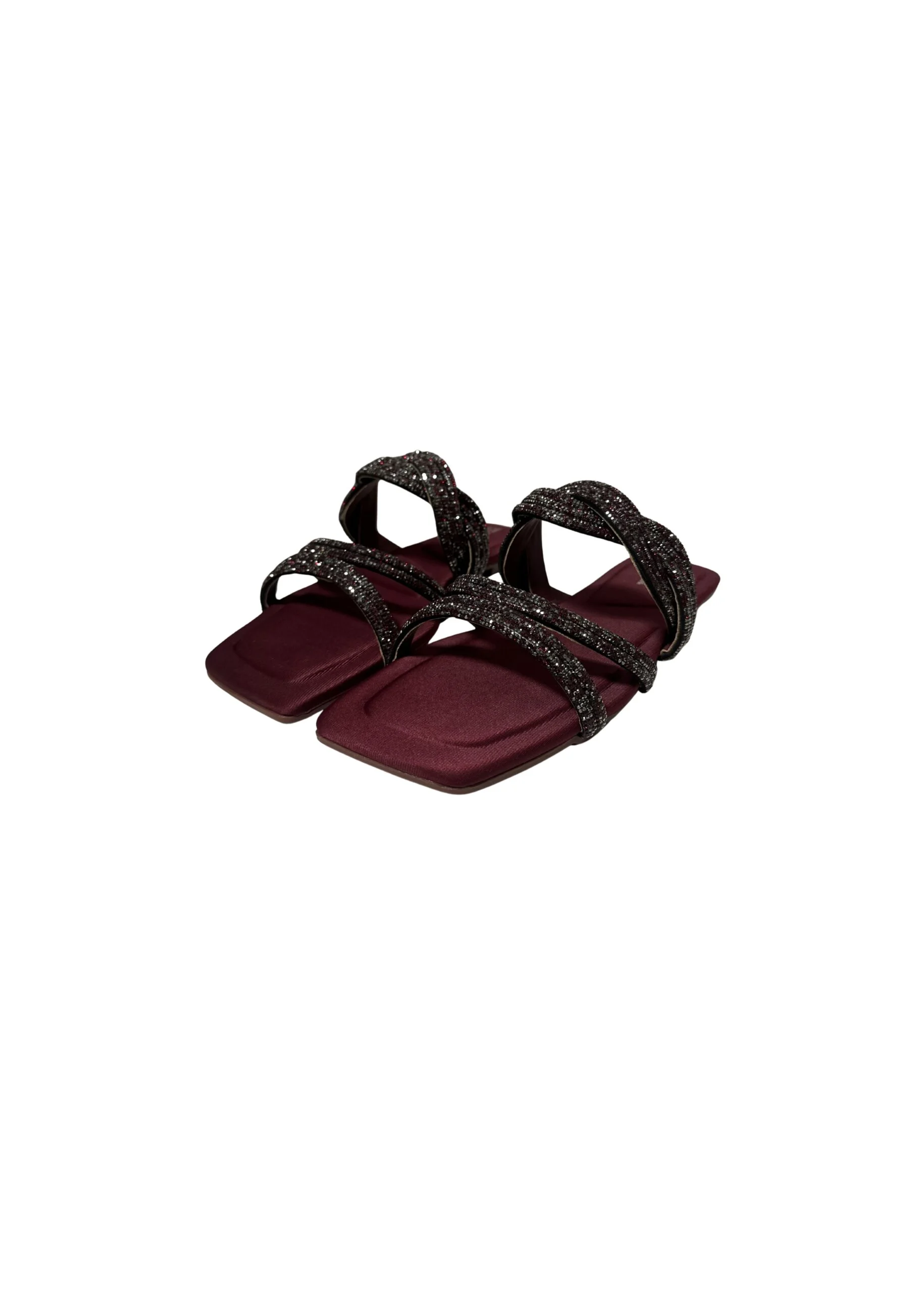 Ladies Fancy Flat Slipper-12895 - Image 3