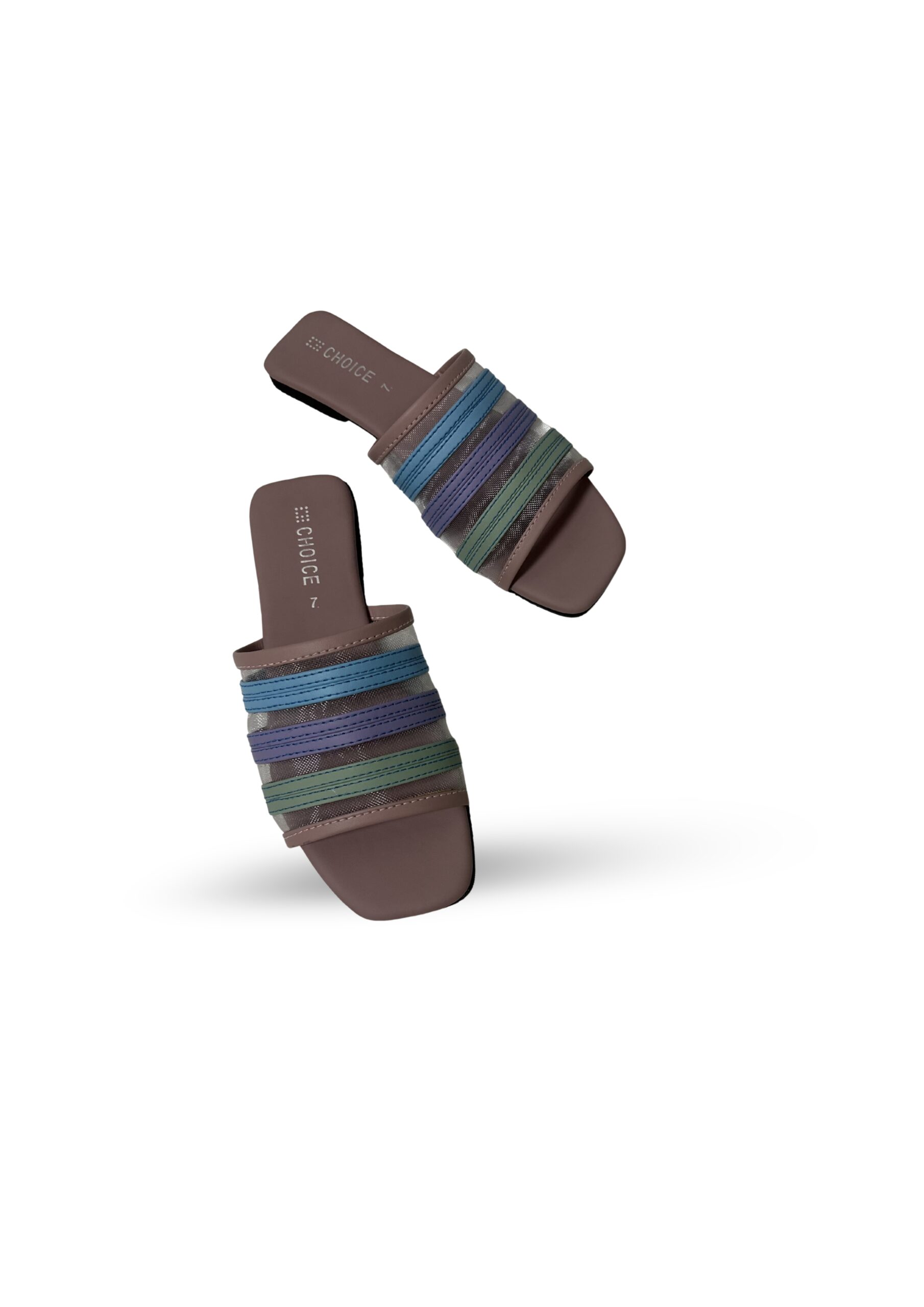 Ladies Fancy Flat Slipper-12913 - Image 5