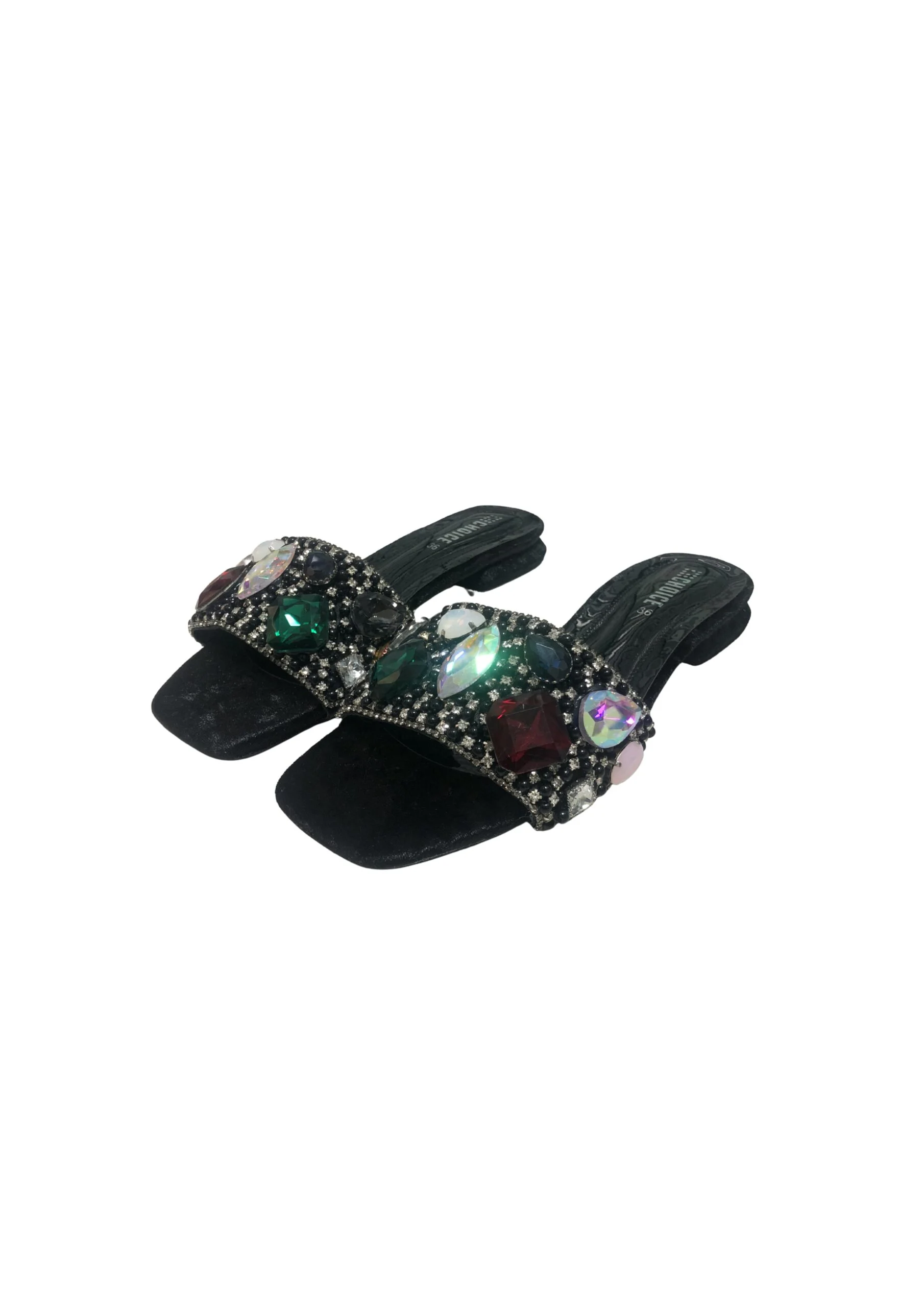 Ladies Fancy Flat Slipper-12859 - Image 3