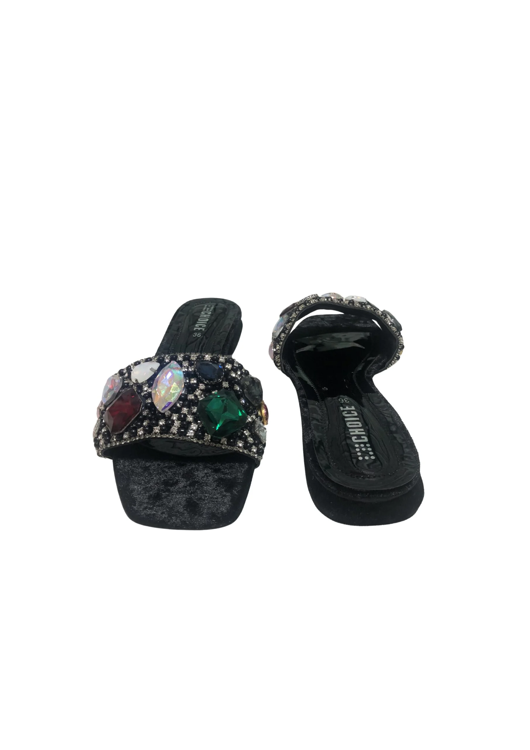 Ladies Fancy Flat Slipper-12859 - Image 4