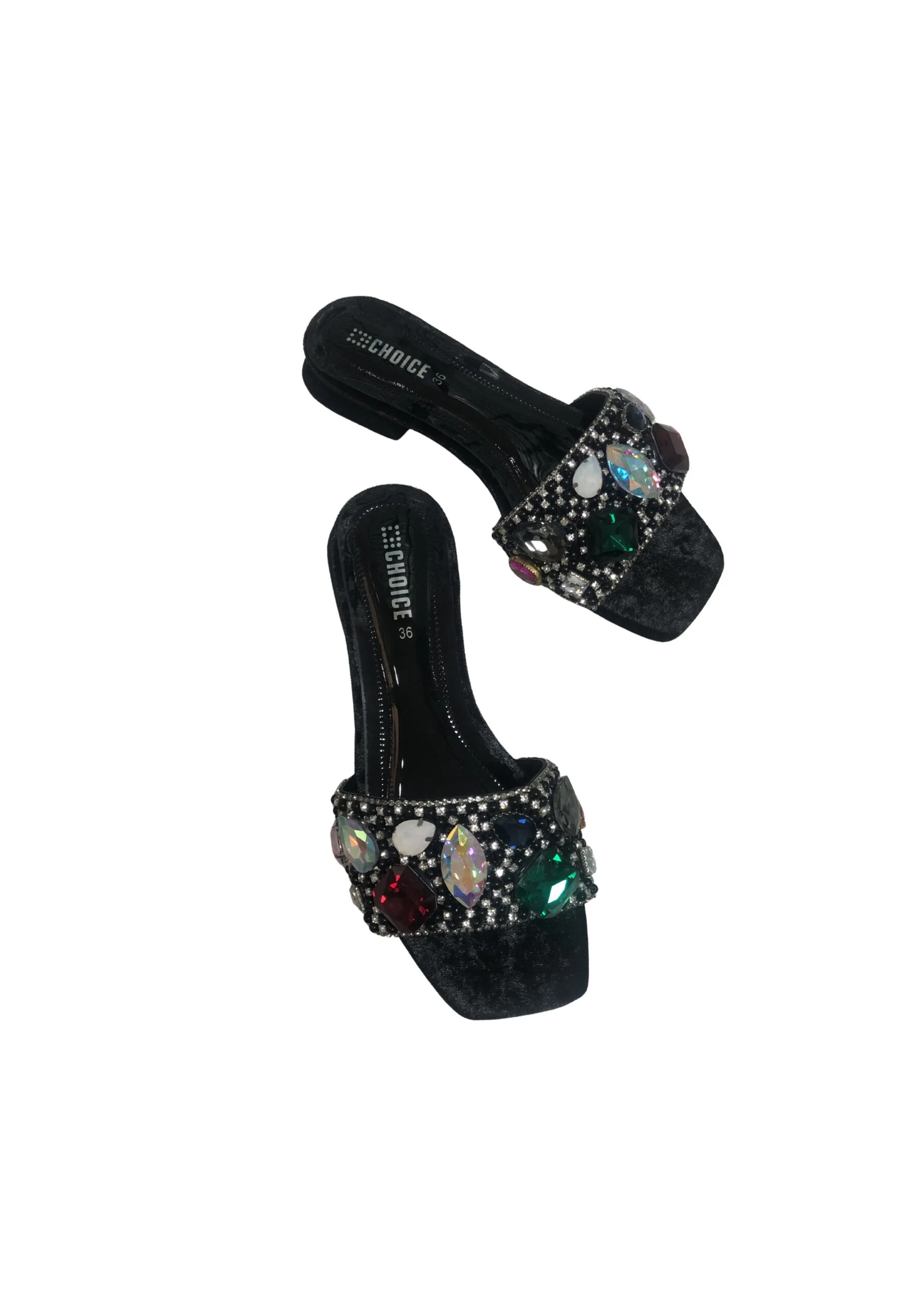 Ladies Fancy Flat Slipper-12859 - Image 5