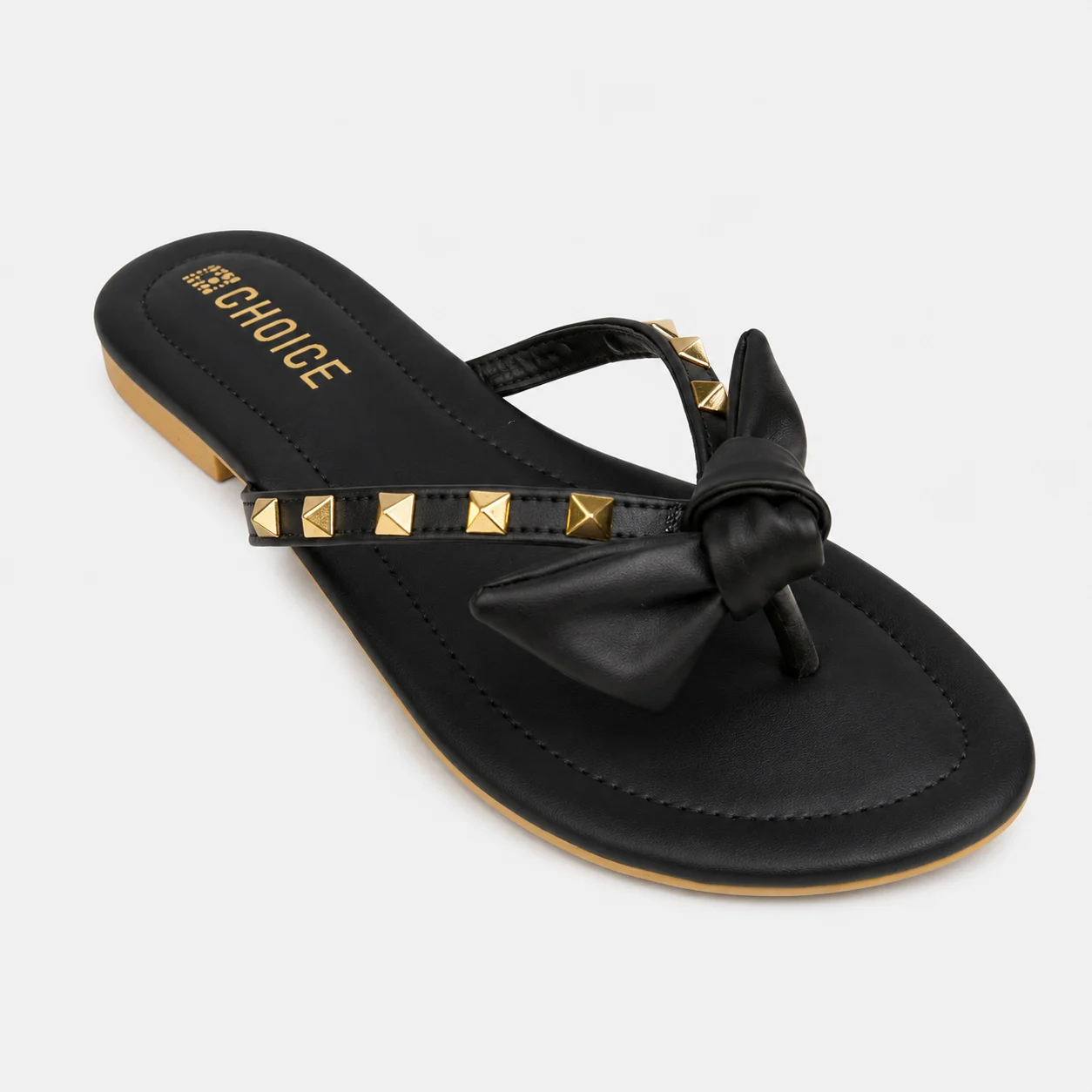 Casual & Fancy Chappal - Black | 10152 - Image 3