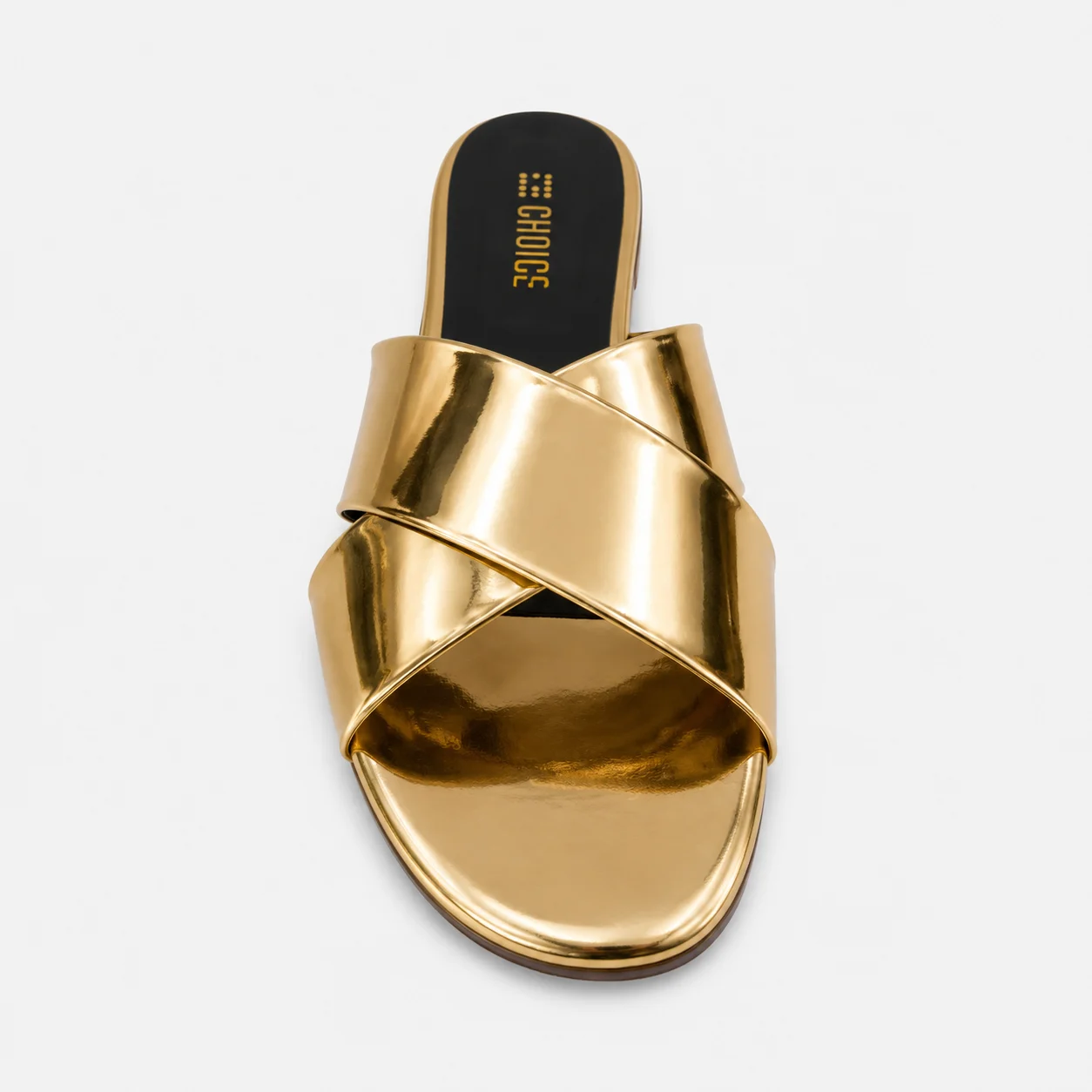 Flat Slipper - Golden | 12554 - Image 3