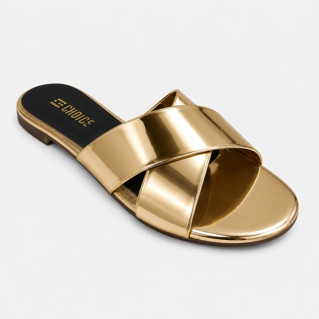 Flat Slipper - Golden | 12554 - Image 2