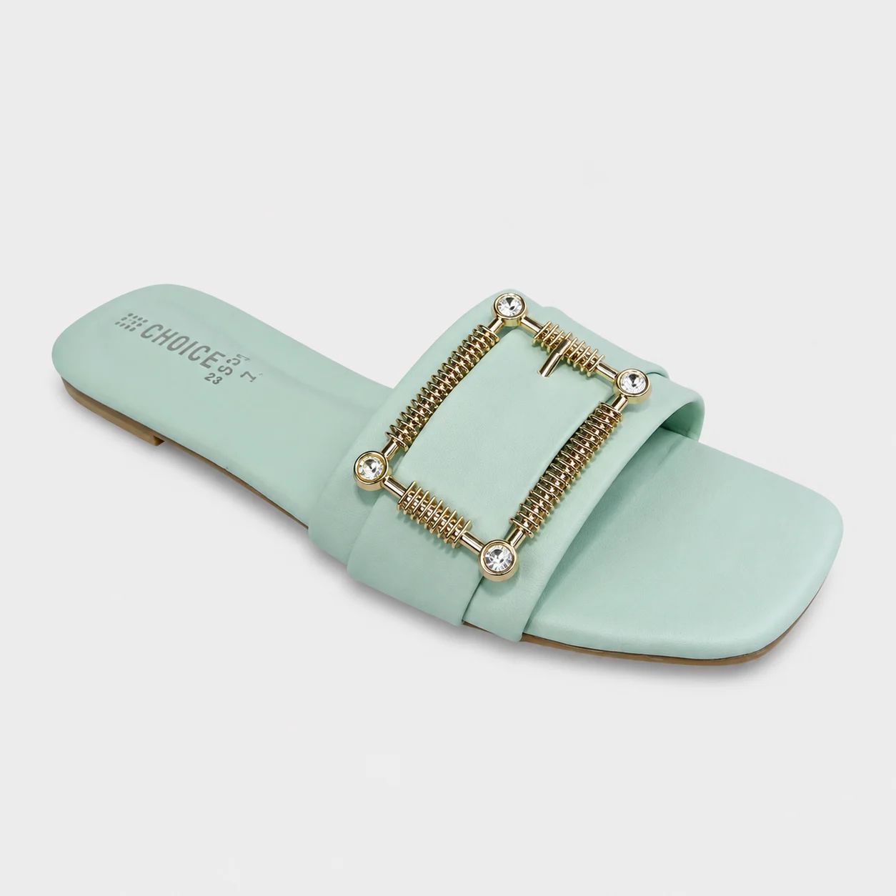 Flat Slipper - Green | 12570 - Image 4