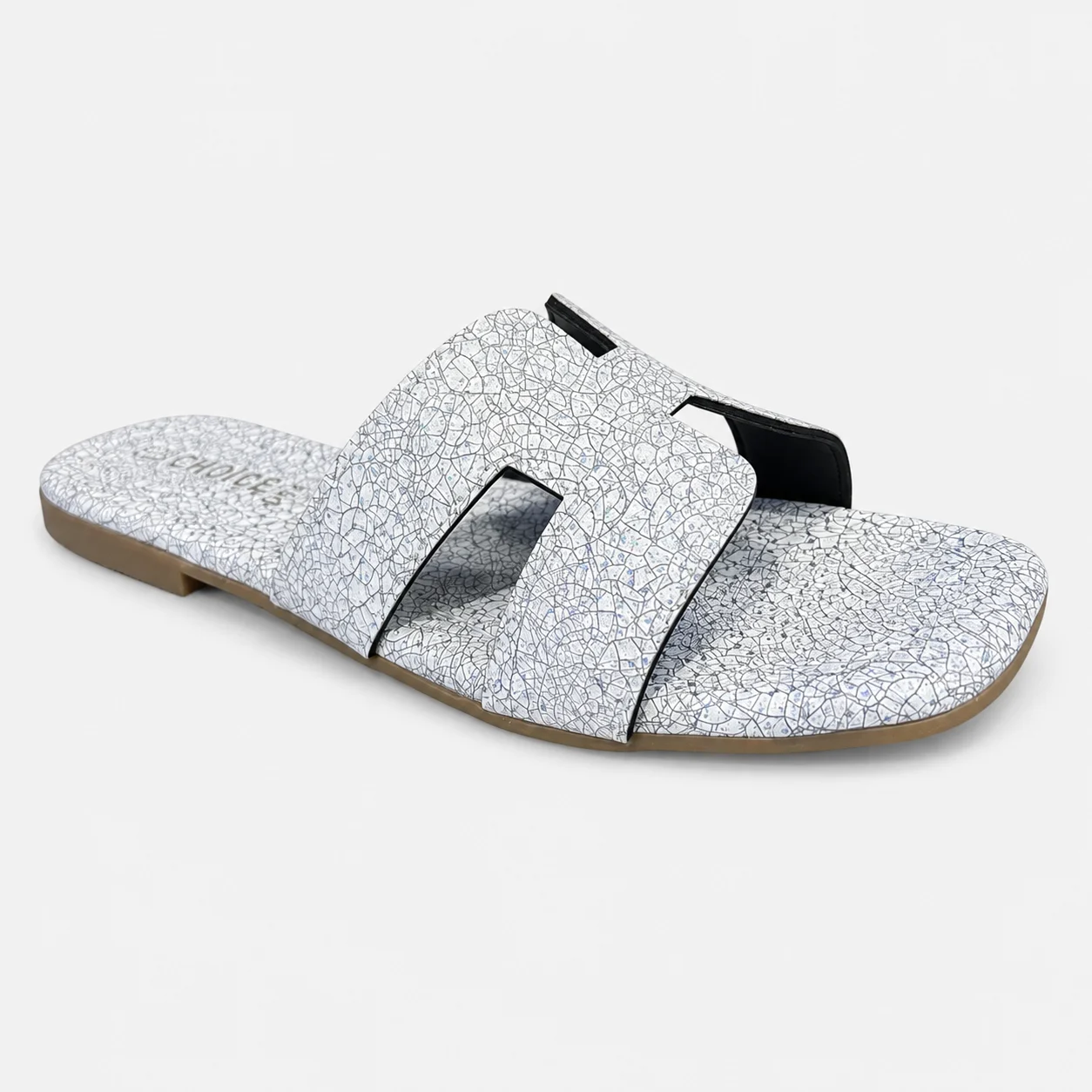 Flat Slipper - Silver | 12879 - Image 3