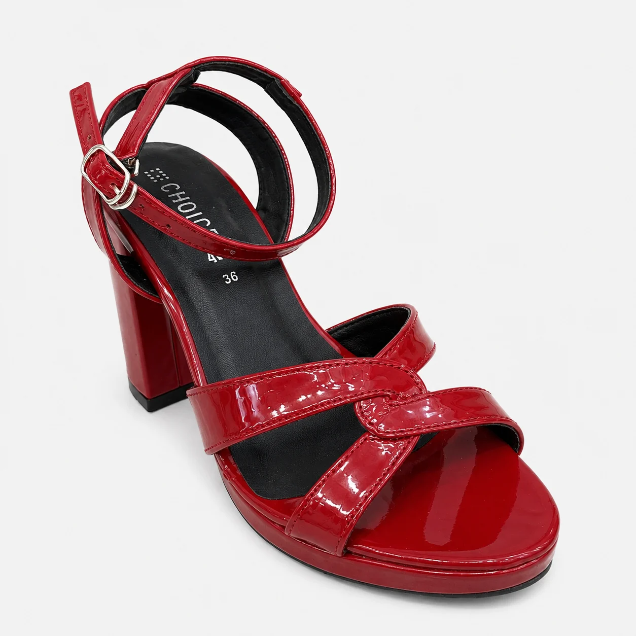 Casual & Fancy Sandal - Red | 44162 - Image 3