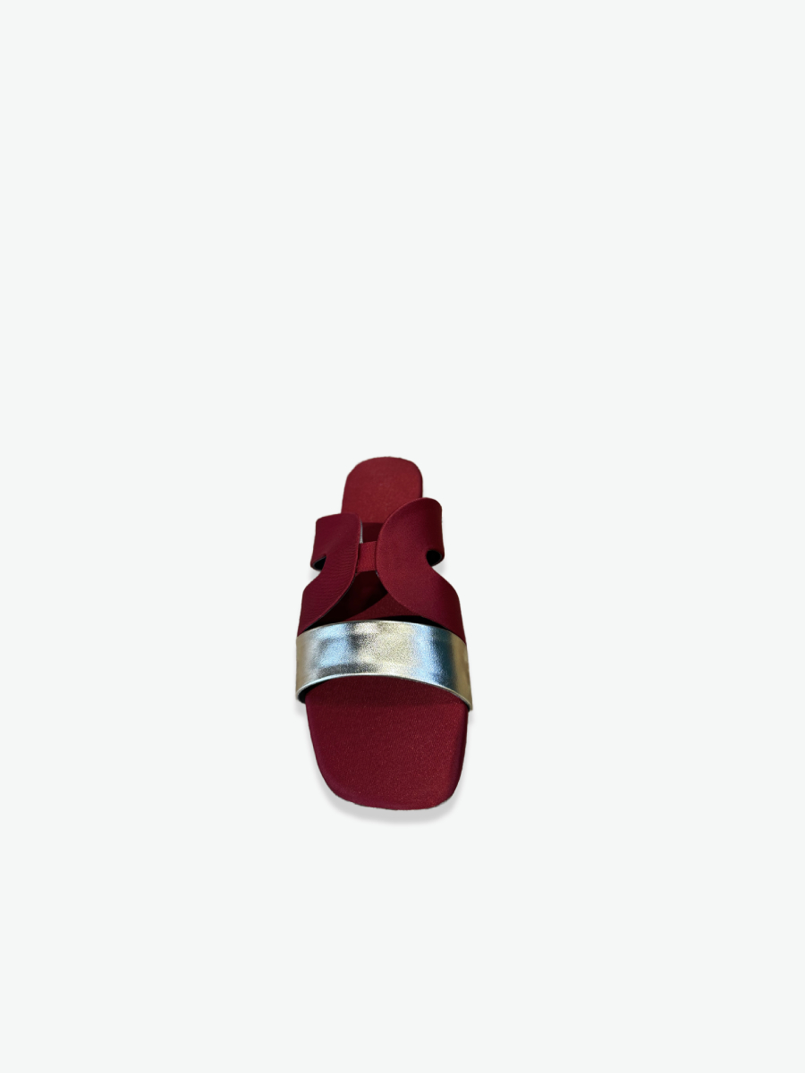 Flat Slipper – Maroon | 12947 - Image 4
