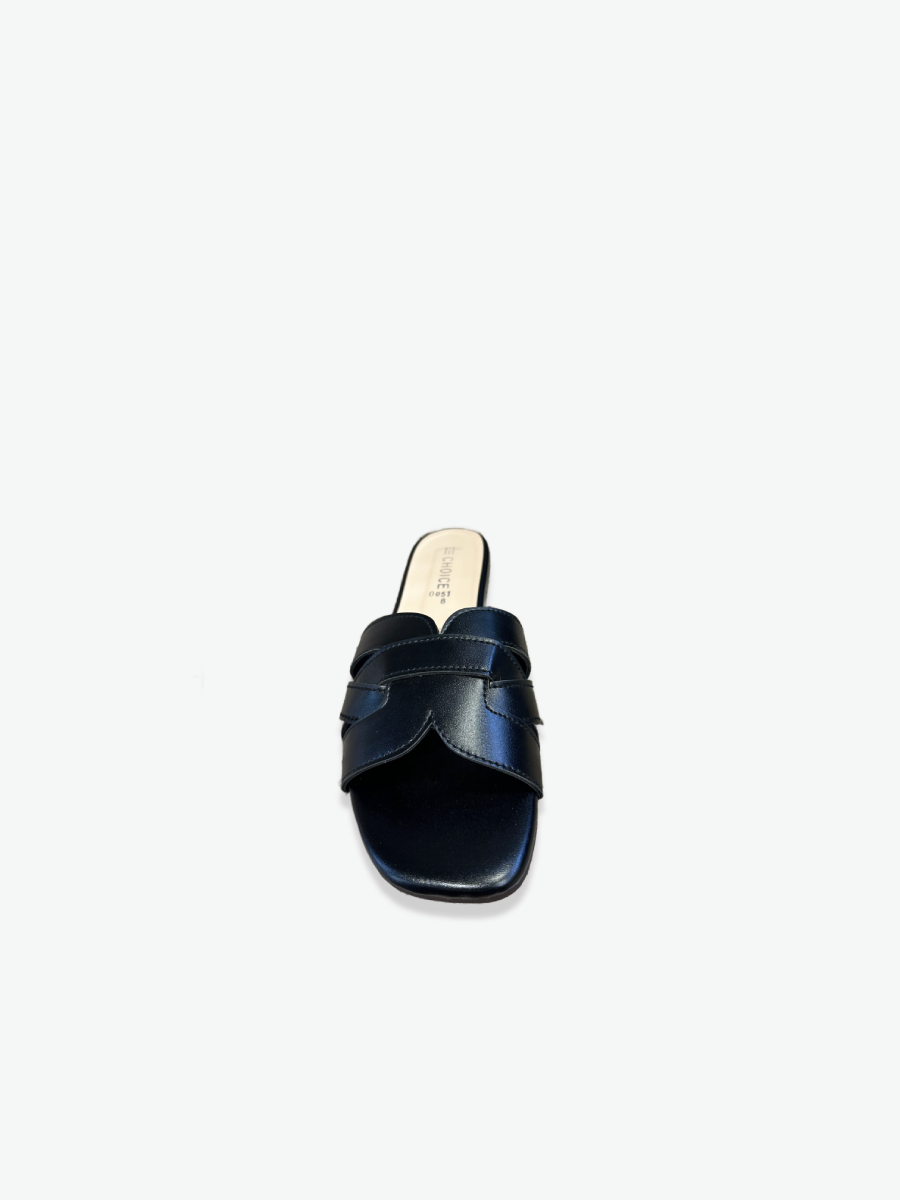 Flat Slipper – Black | 12951 - Image 4