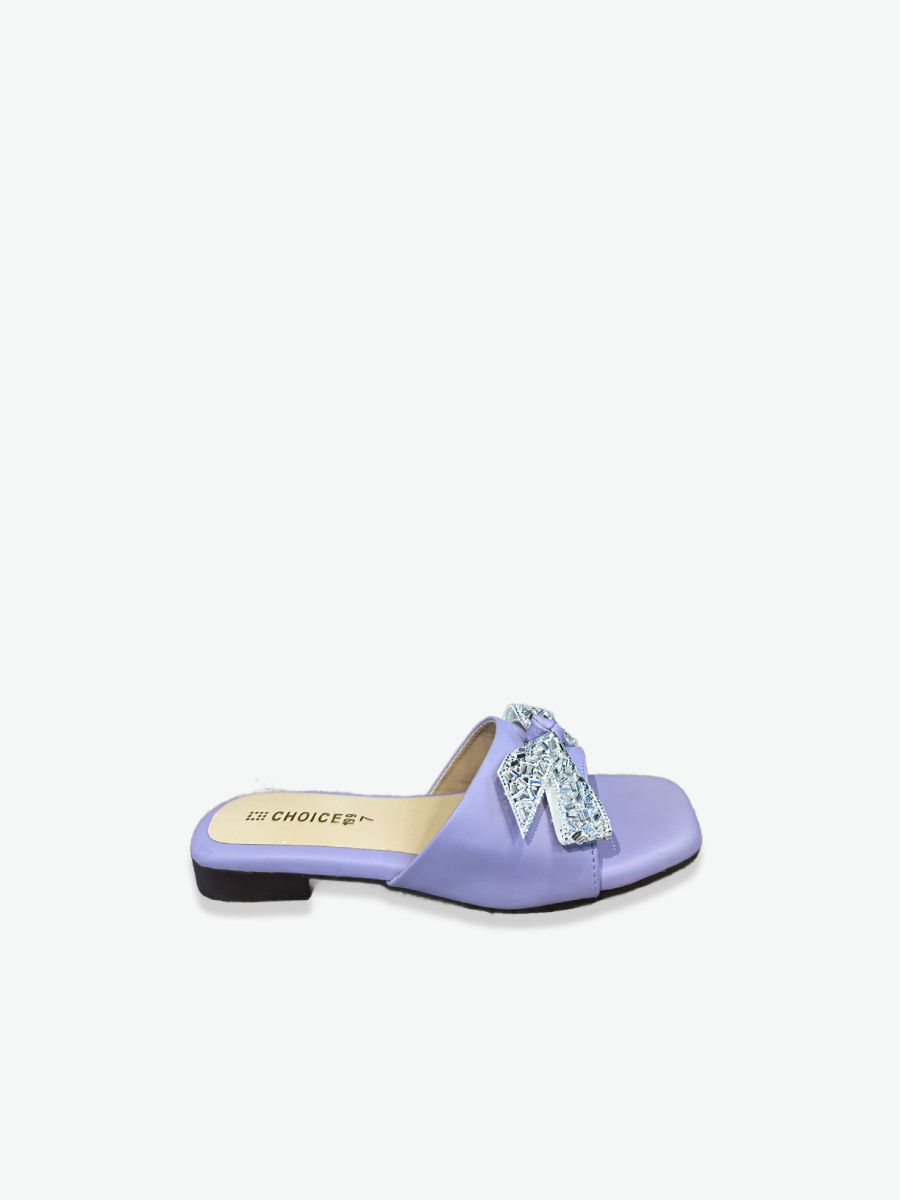 Flat Slipper – Purple | 12946 - Image 3