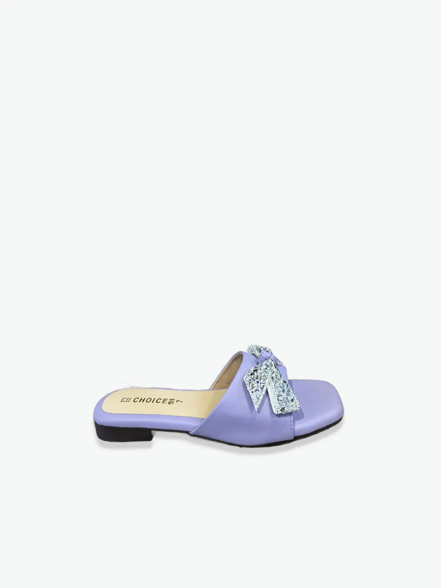 Flat Slipper – Purple | 12946 - Image 3