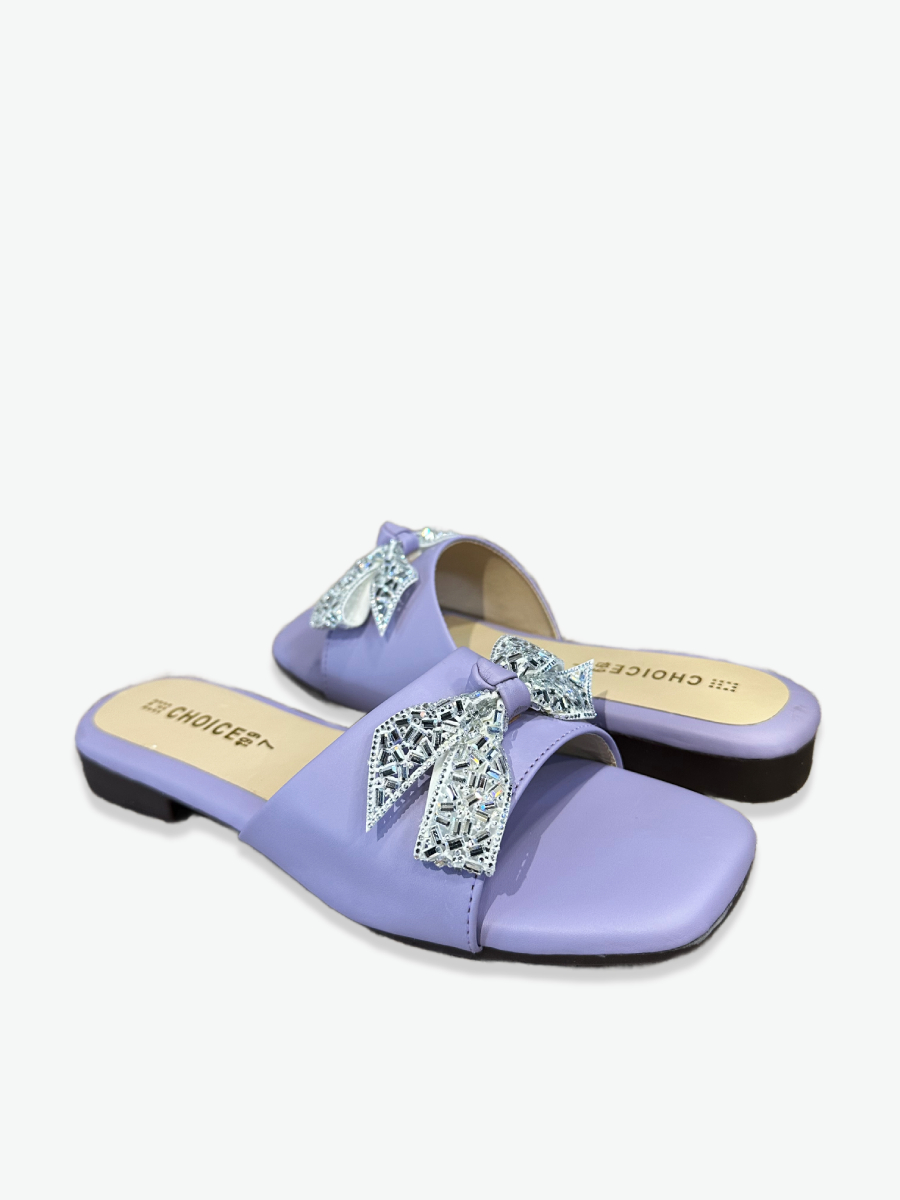 Flat Slipper – Purple | 12946 - Image 2