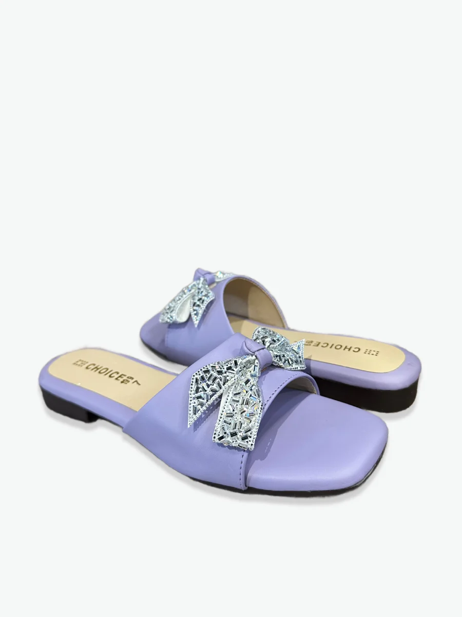 Flat Slipper – Purple | 12946 - Image 2