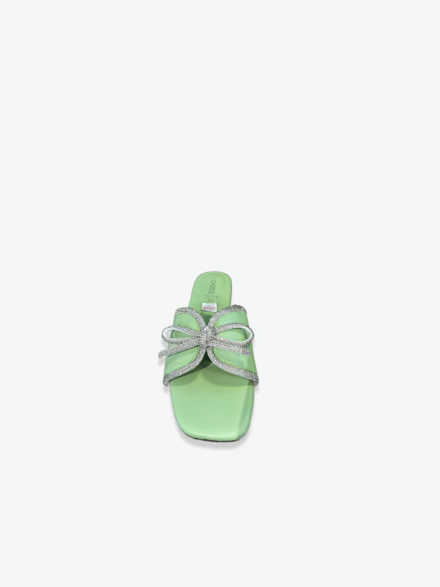 Flat Slipper – Green | 12917 - Image 4