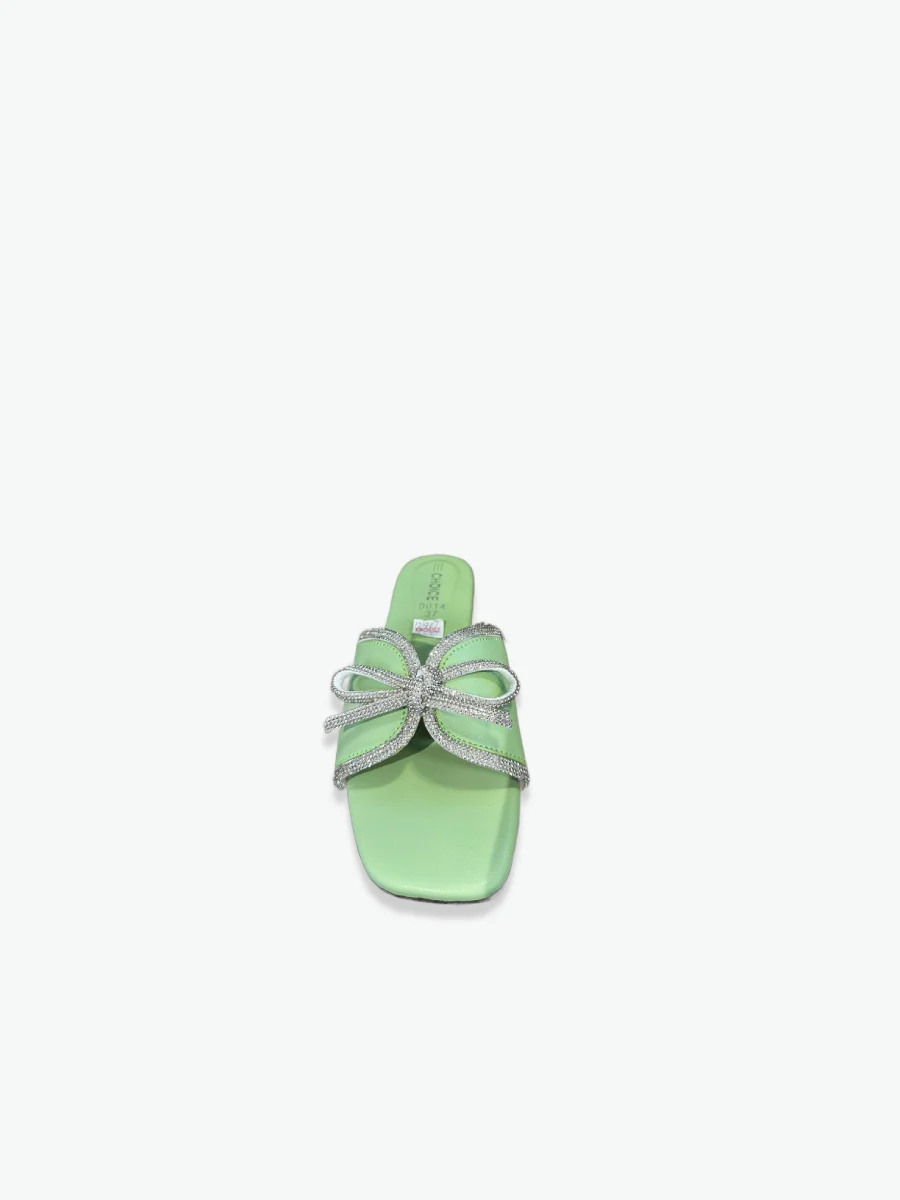 Flat Slipper – Green | 12917 - Image 4