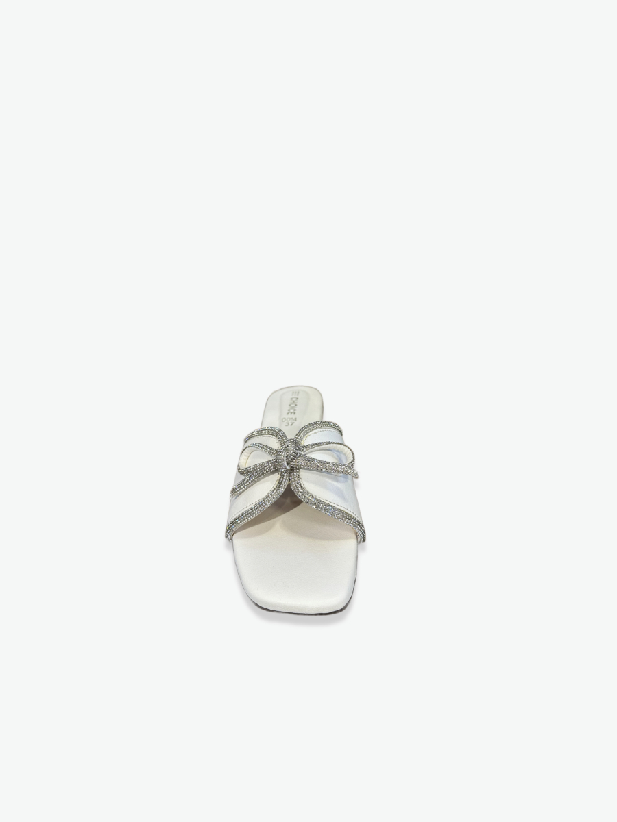 Flat Slipper – White | 12917 - Image 4