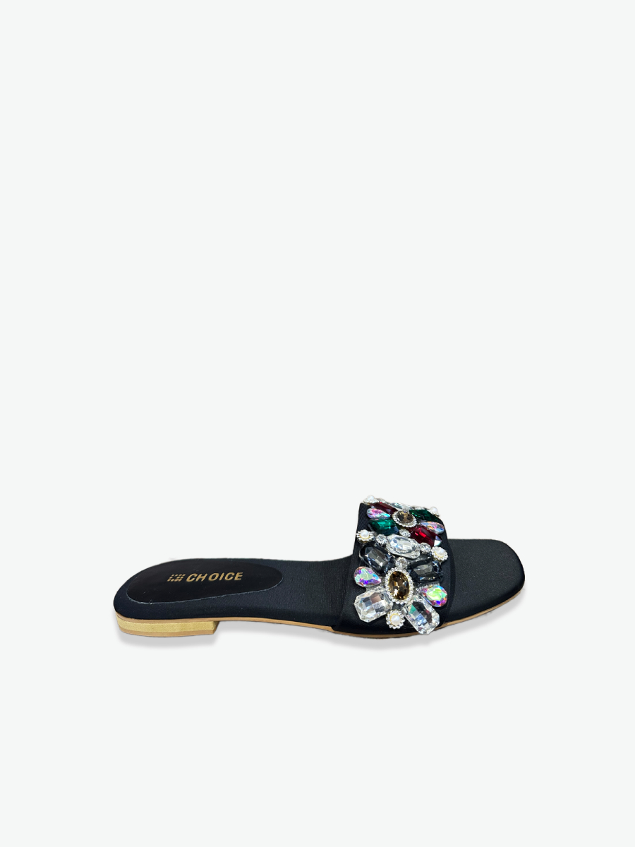 Flat Slipper – Black | 12949 - Image 3