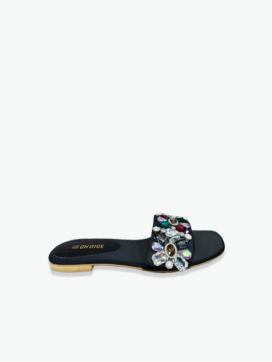 Flat Slipper – Black | 12949 - Image 3