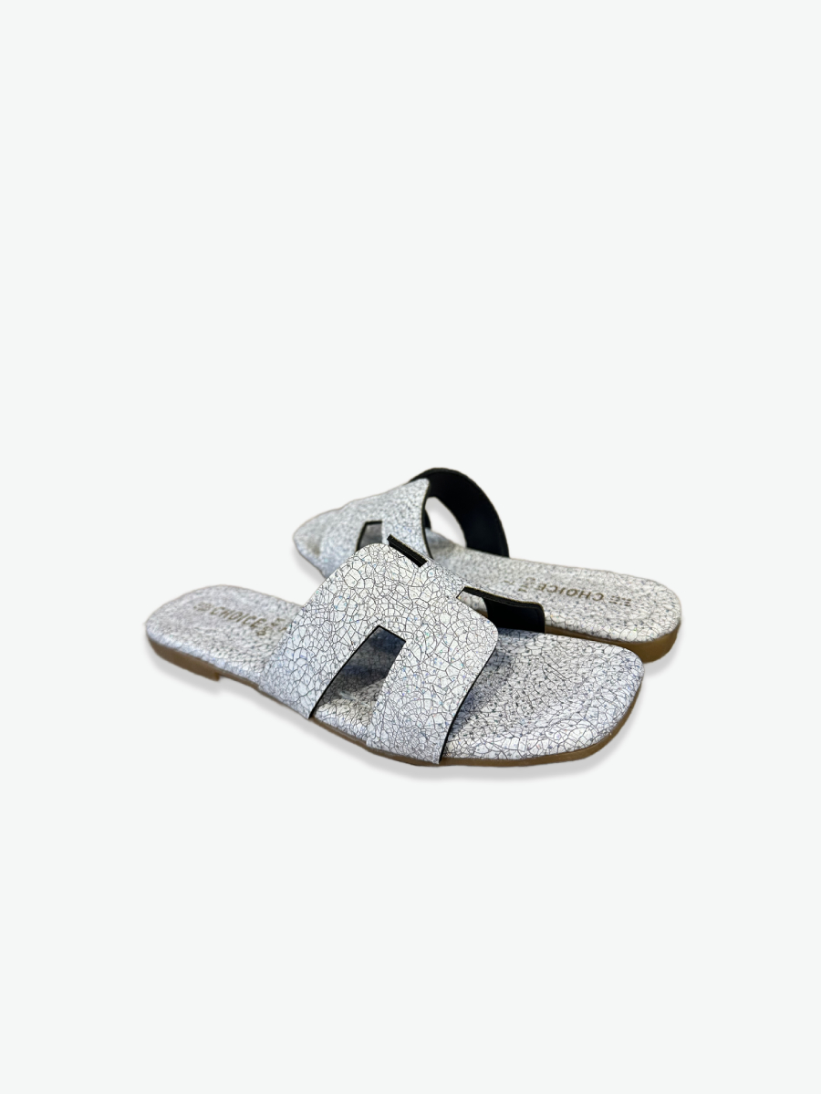 Flat Slipper - Silver | 12879 - Image 2