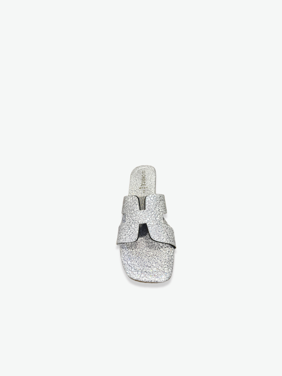 Flat Slipper - Silver | 12879 - Image 4