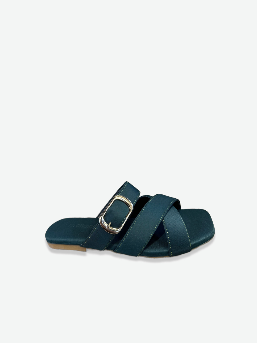 Flat Slipper - Green | 12855 - Image 3
