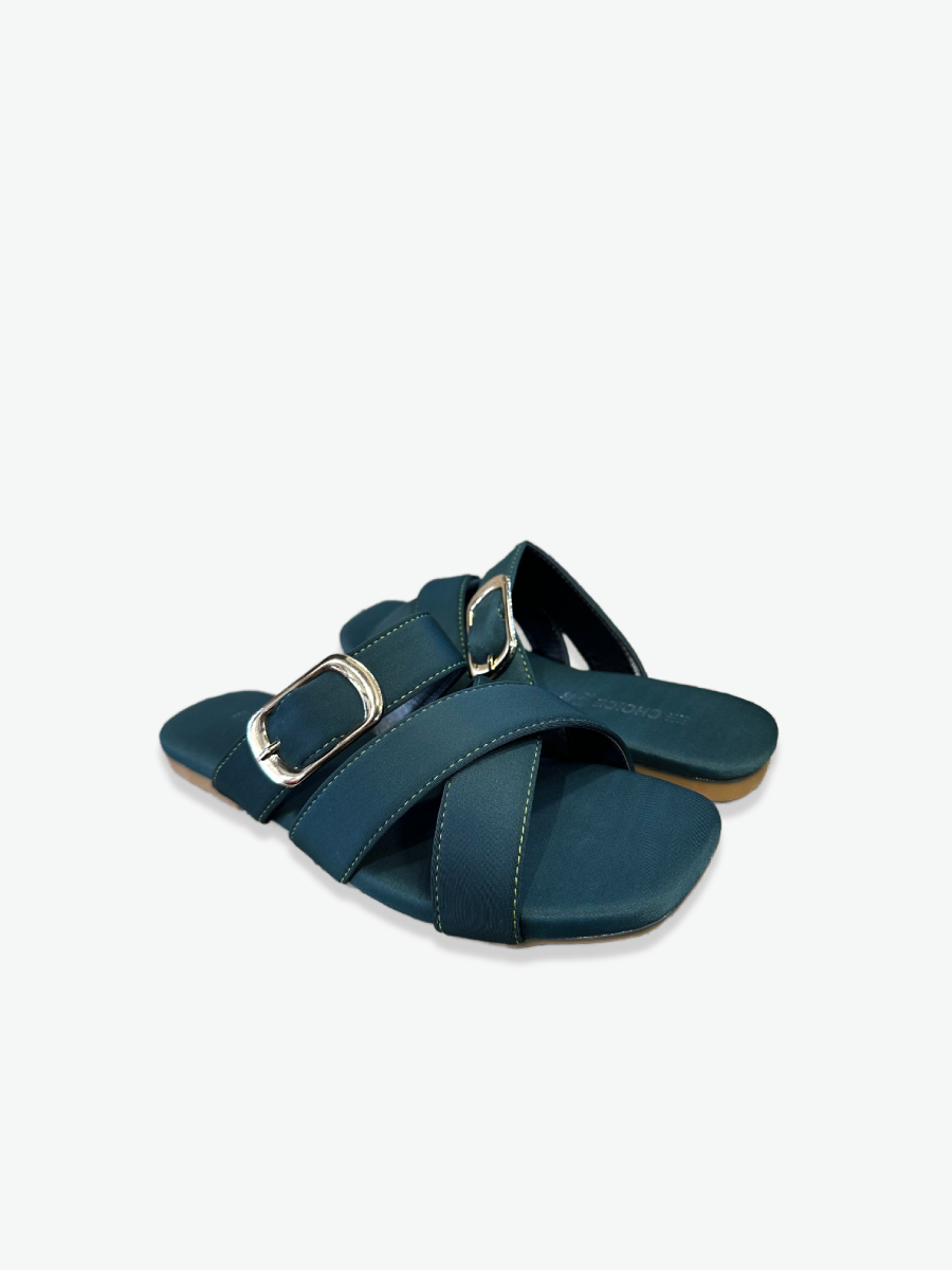 Flat Slipper - Green | 12855 - Image 2