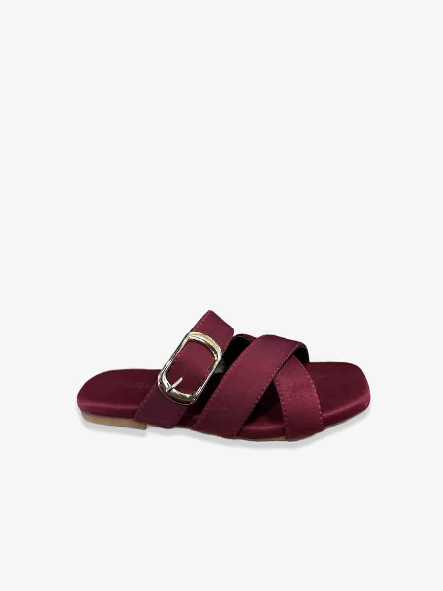 Flat Slipper - Maroon | 12855 - Image 3
