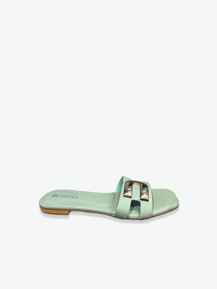 Flat Slipper - Green | 12780 - Image 3