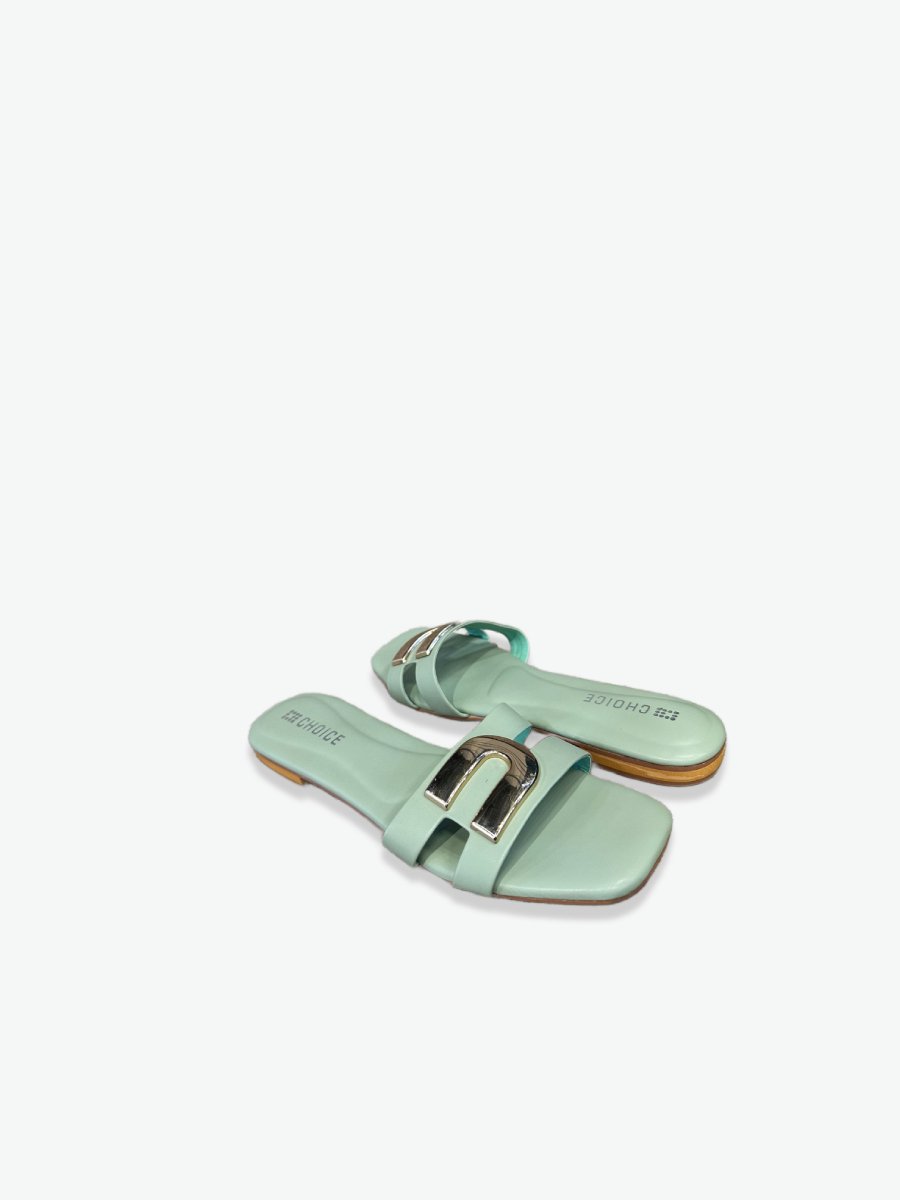 Flat Slipper - Green | 12780 - Image 2