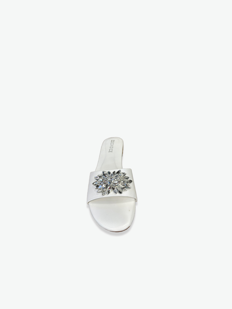 Flat Slipper - White | 12783 - Image 4