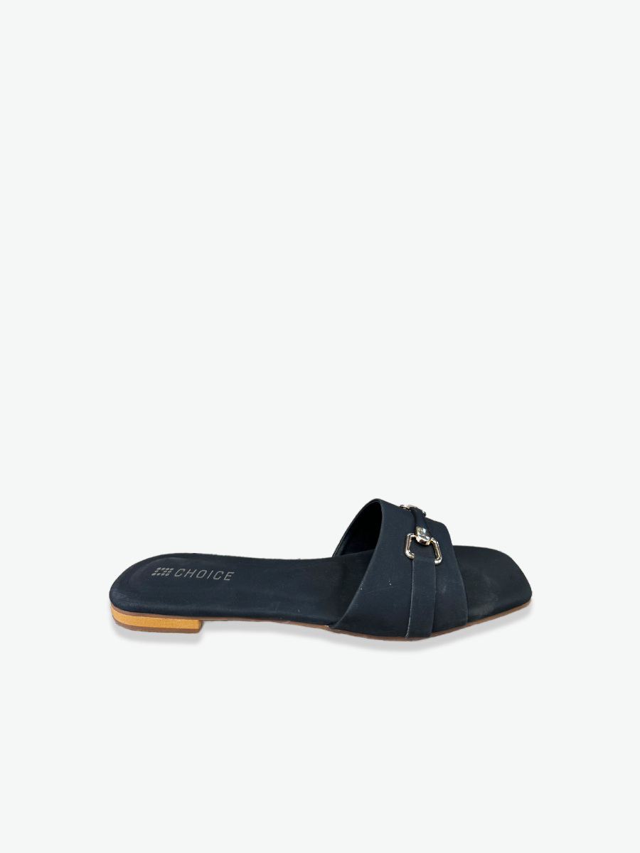 Flat Slipper – Black | 12811 - Image 3