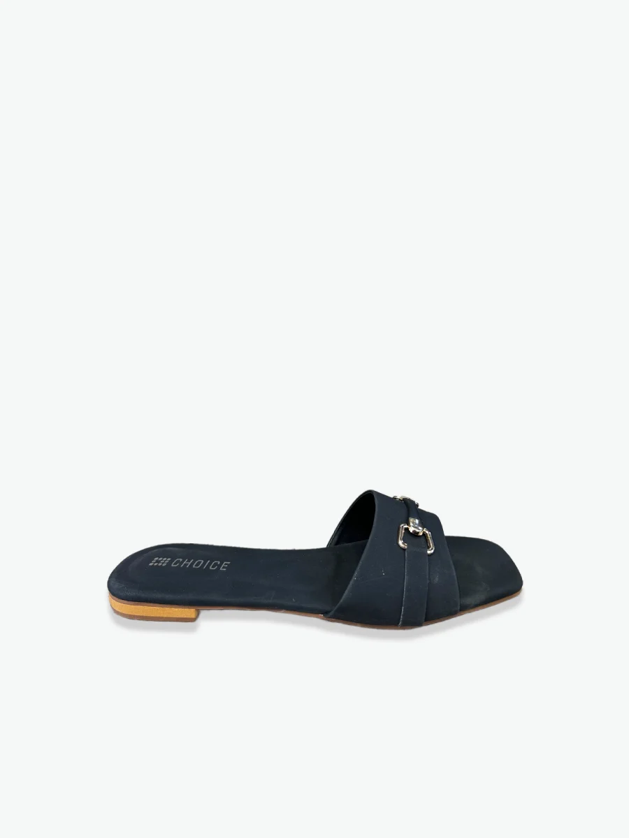Flat Slipper – Black | 12811 - Image 3