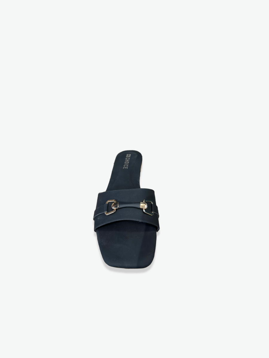 Flat Slipper – Black | 12811 - Image 4