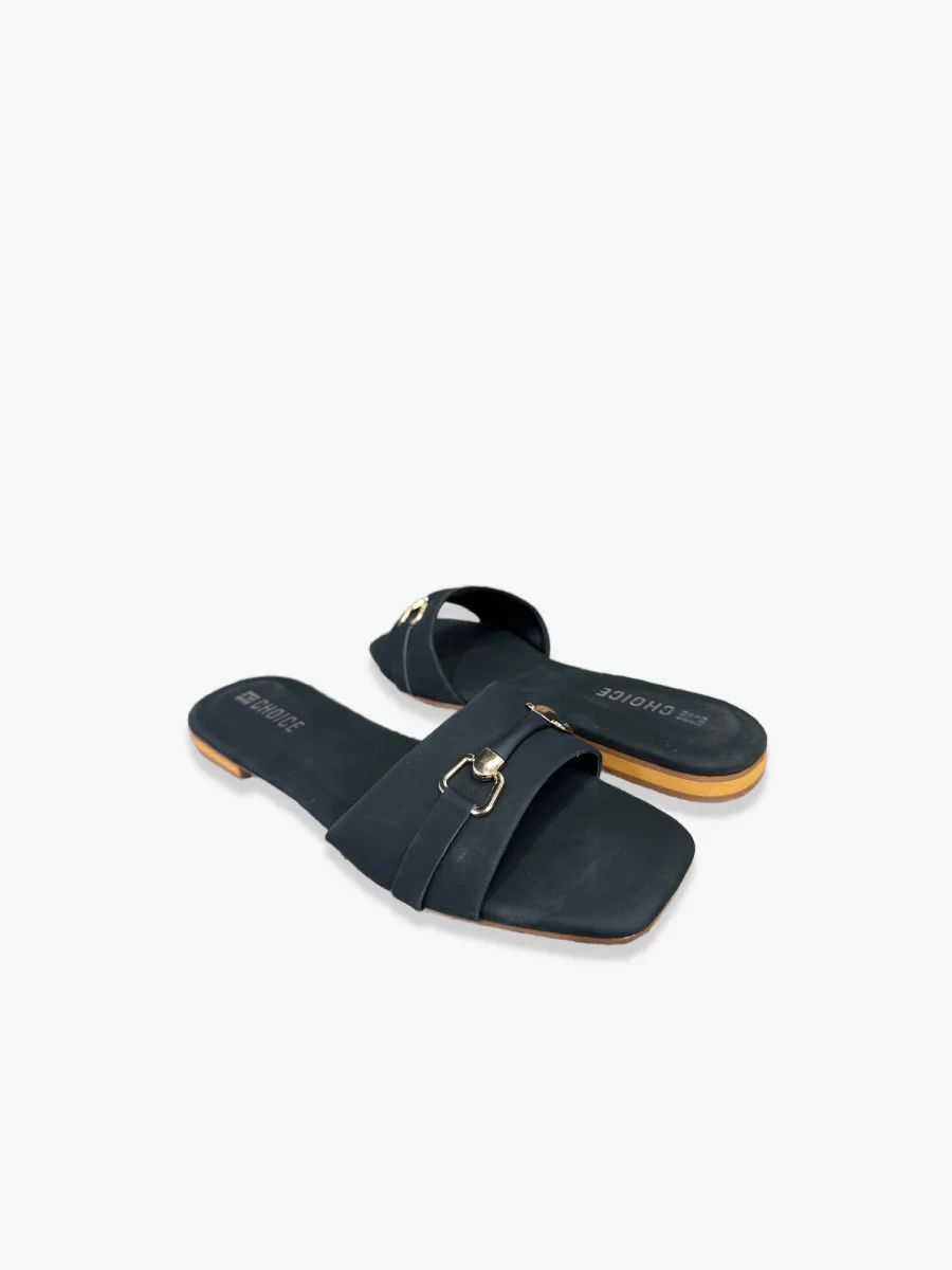 Flat Slipper – Black | 12811 - Image 2