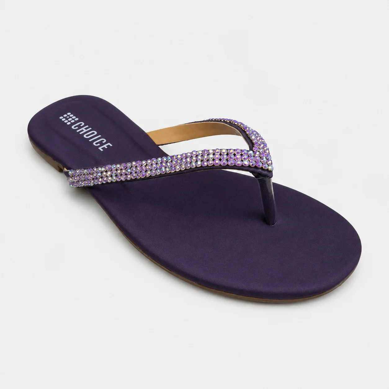 Casual & Fancy Chappal - Purple | 10210 - Image 4