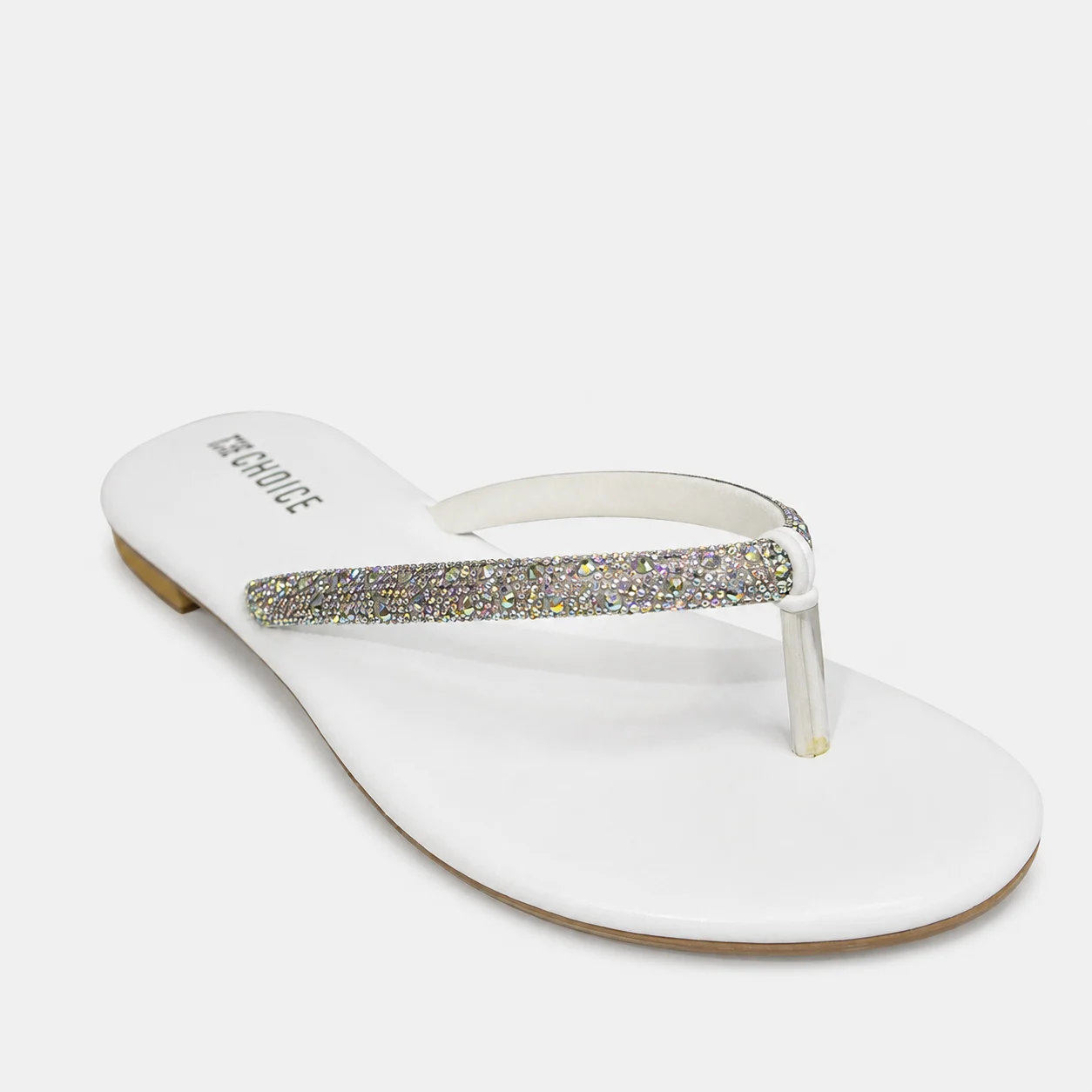 Casual & Fancy Chappal - White | 10198 - Image 4