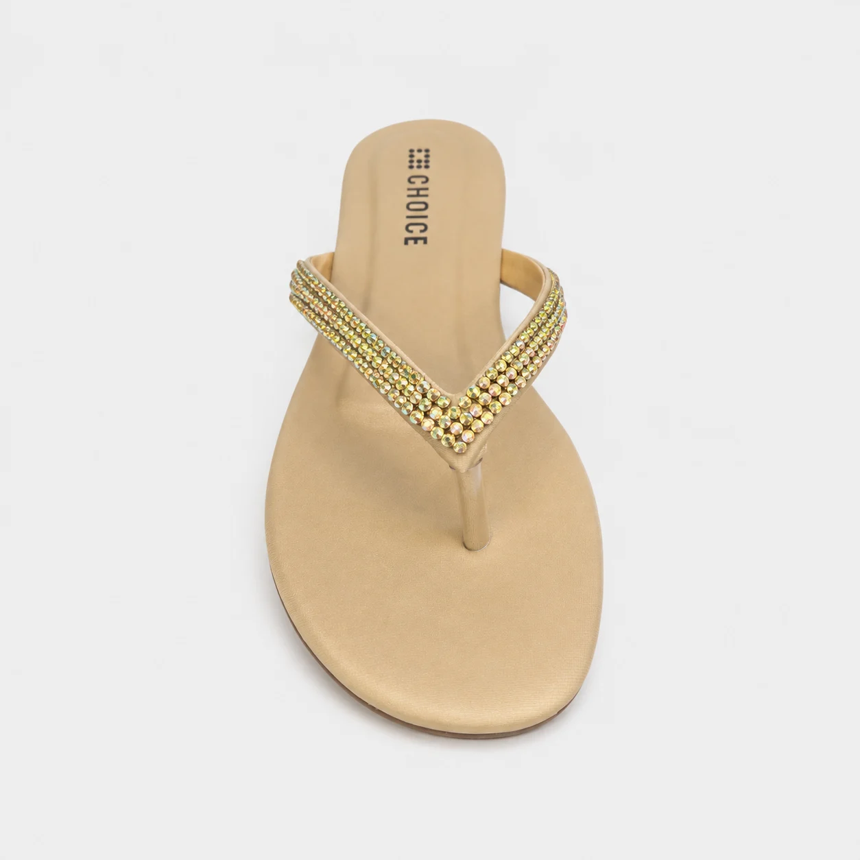 Casual & Fancy Chappal - Fawn | 10210 - Image 3