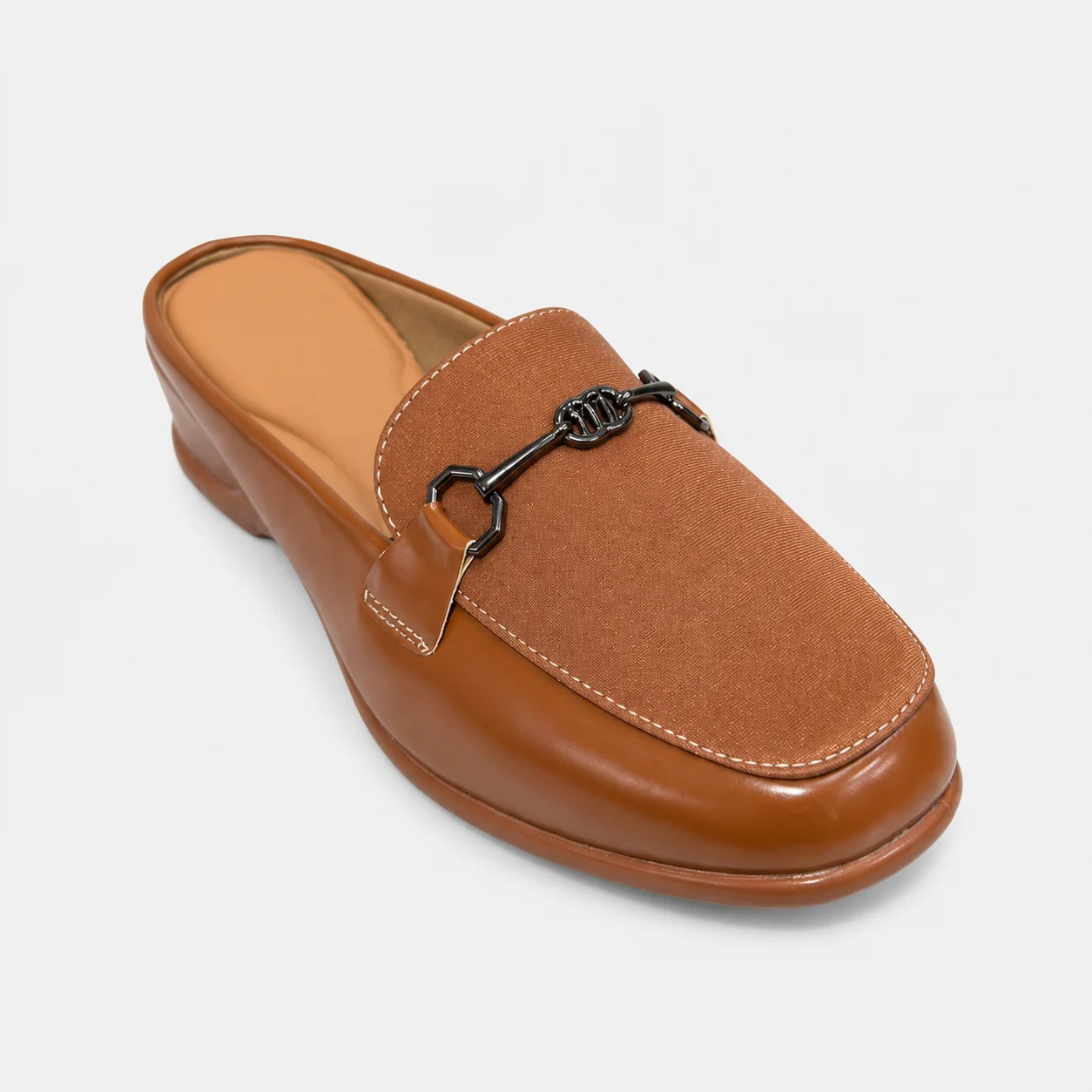 PU Sole Slipper - Brown | 11221 - Image 4
